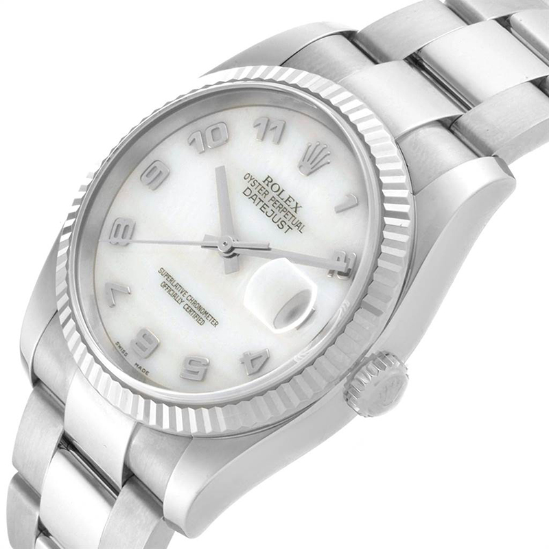 Rolex MOP, White