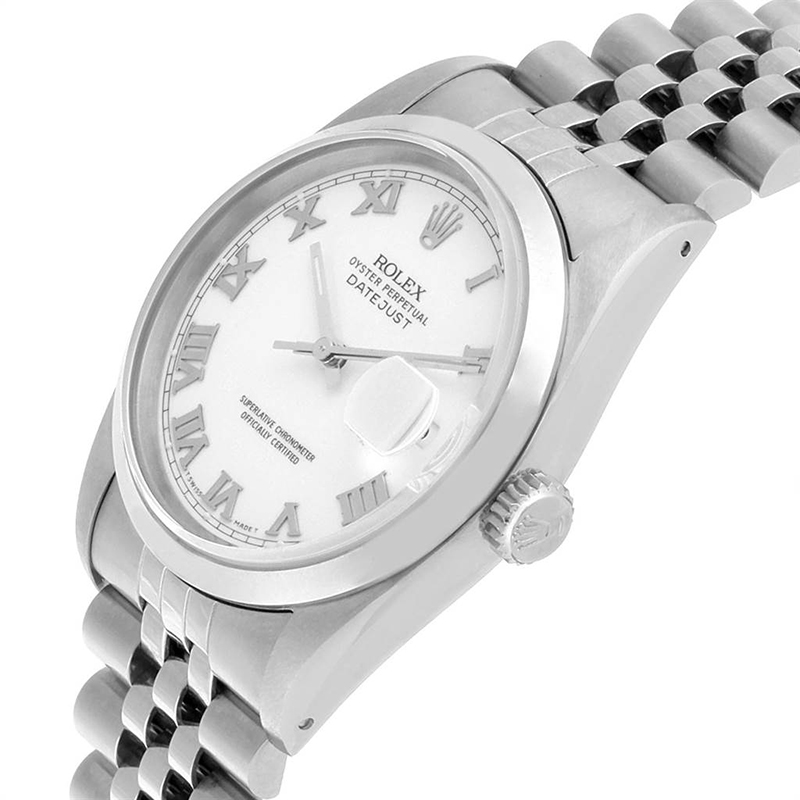 

Rolex White Stainless Steel DateJust