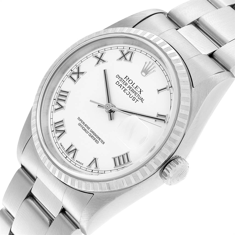

Rolex White Stainless Steel DateJust
