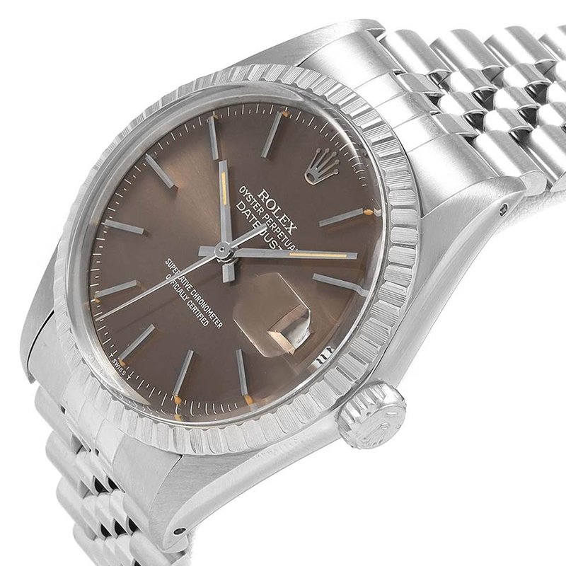 

Rolex Bronze and Stainless Steel Datejust, Brown