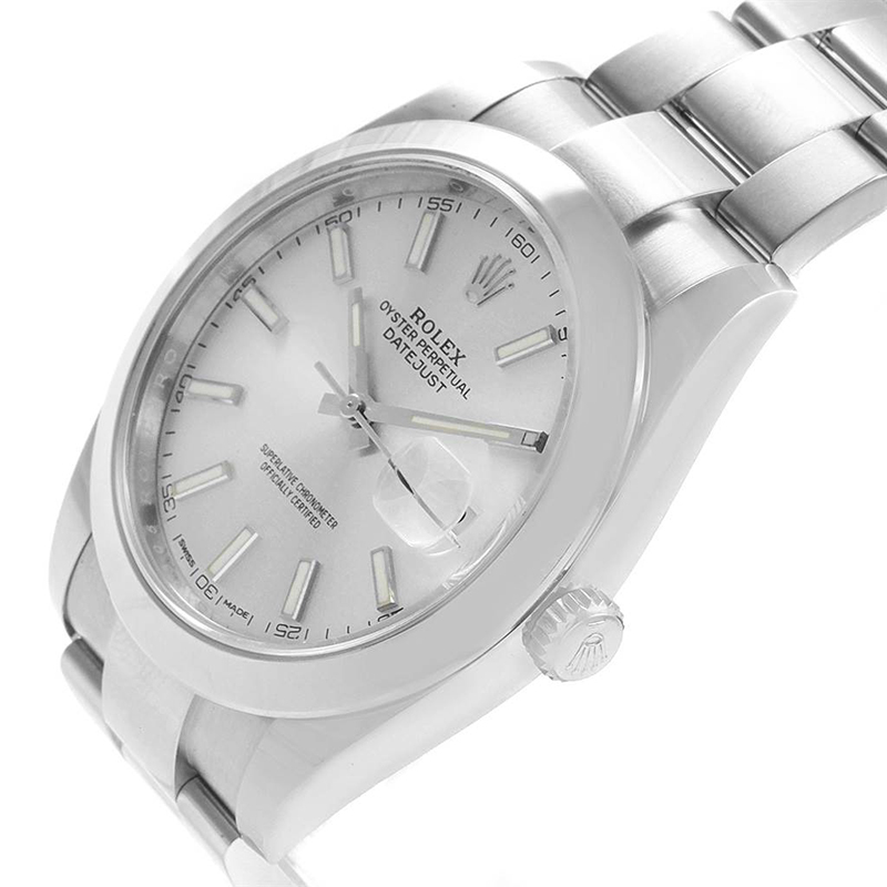 

Rolex Silver Stainless Steel Datejust