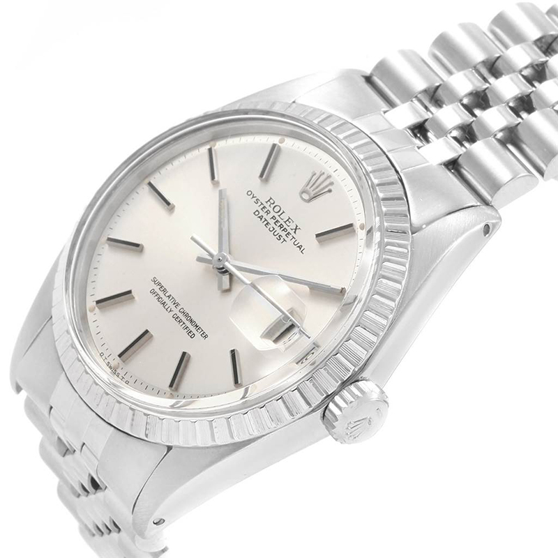 

Rolex Silver Stainless Steel Datejust