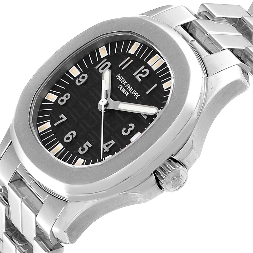 

Patek Philippe Black Stainless Steel Aquanaut Automatic