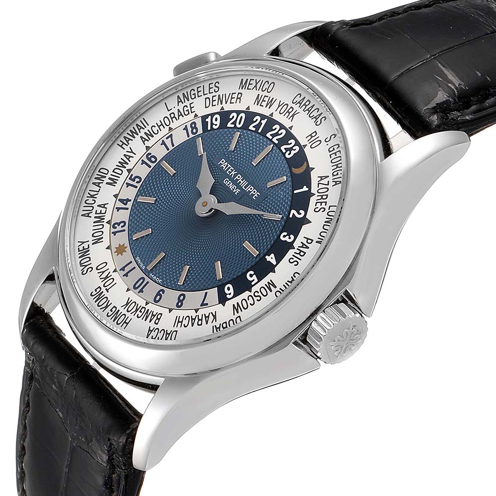 

Patek Philippe Blue Platinum World Time Complications
