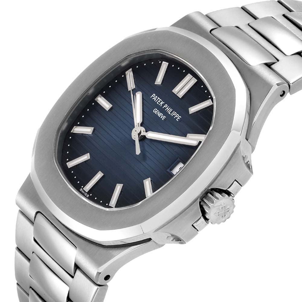 

Patek Philippe Blue Stainless Steel Nautilus
