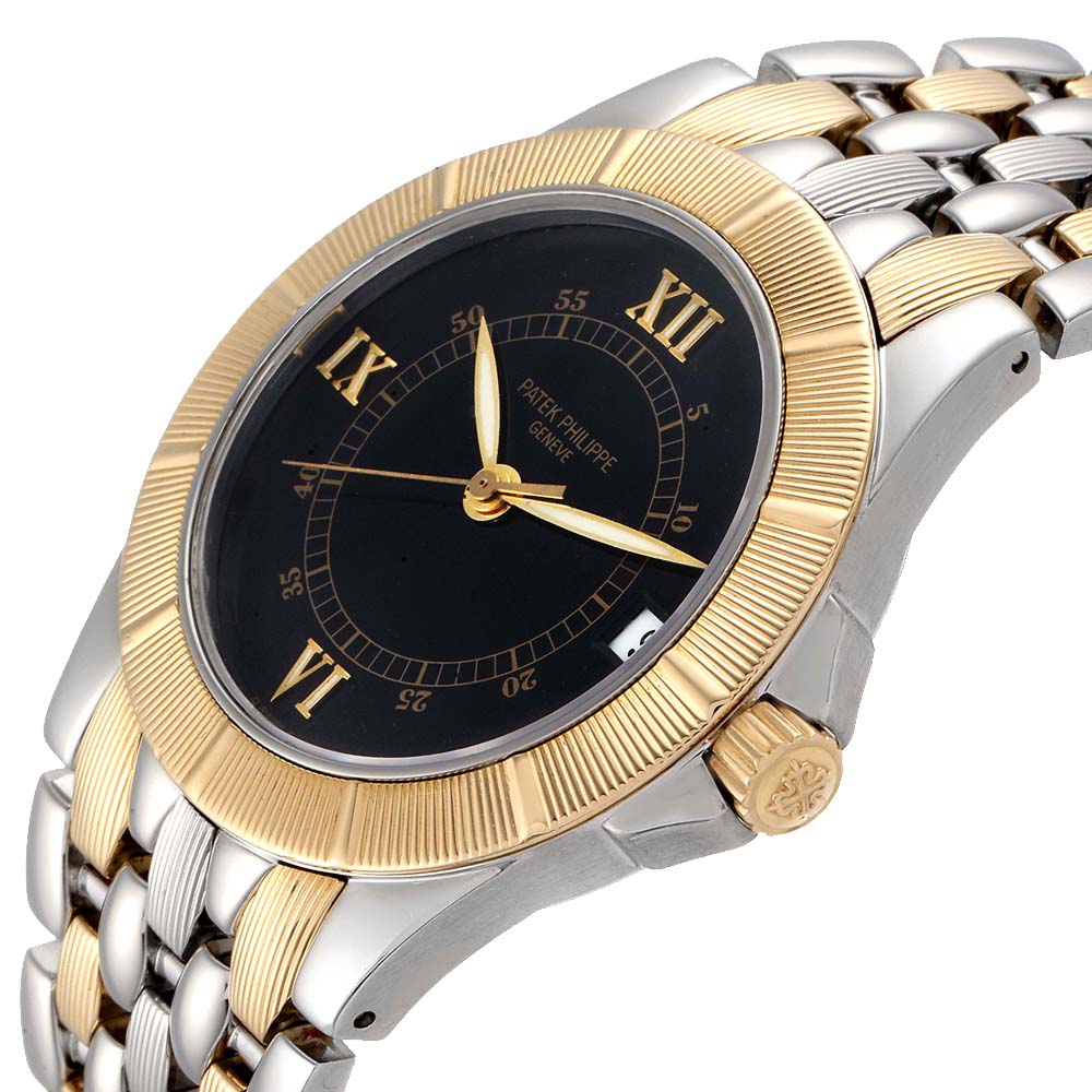 

Patek Philippe Black 18K Yellow Gold And Stainless Steel Neptune 5080 Men's Wristwatch 36 MM