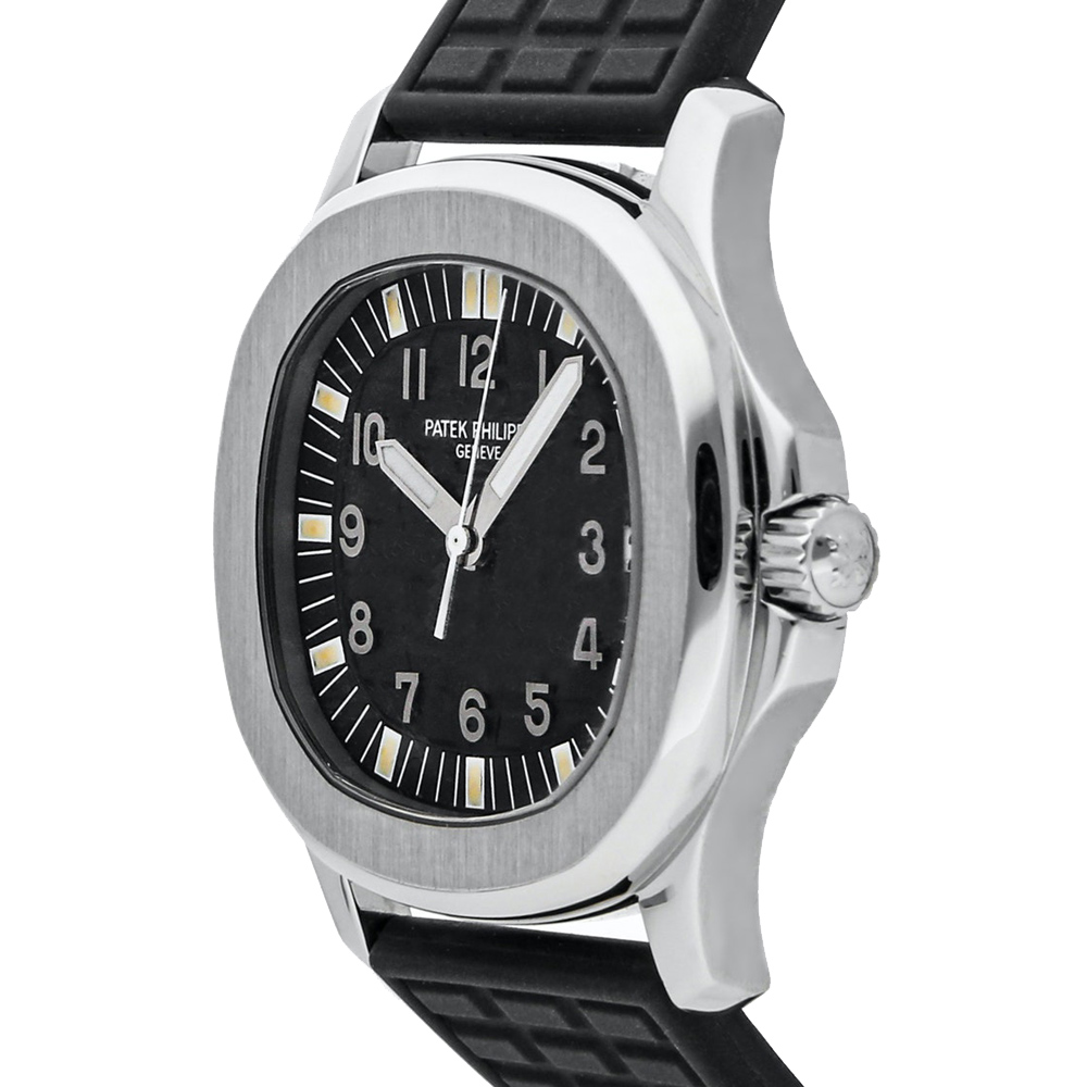 

Patek Philippe Black Stainless Steel Aquanaut 5066A-001 Men's Wristwatch 35 MM