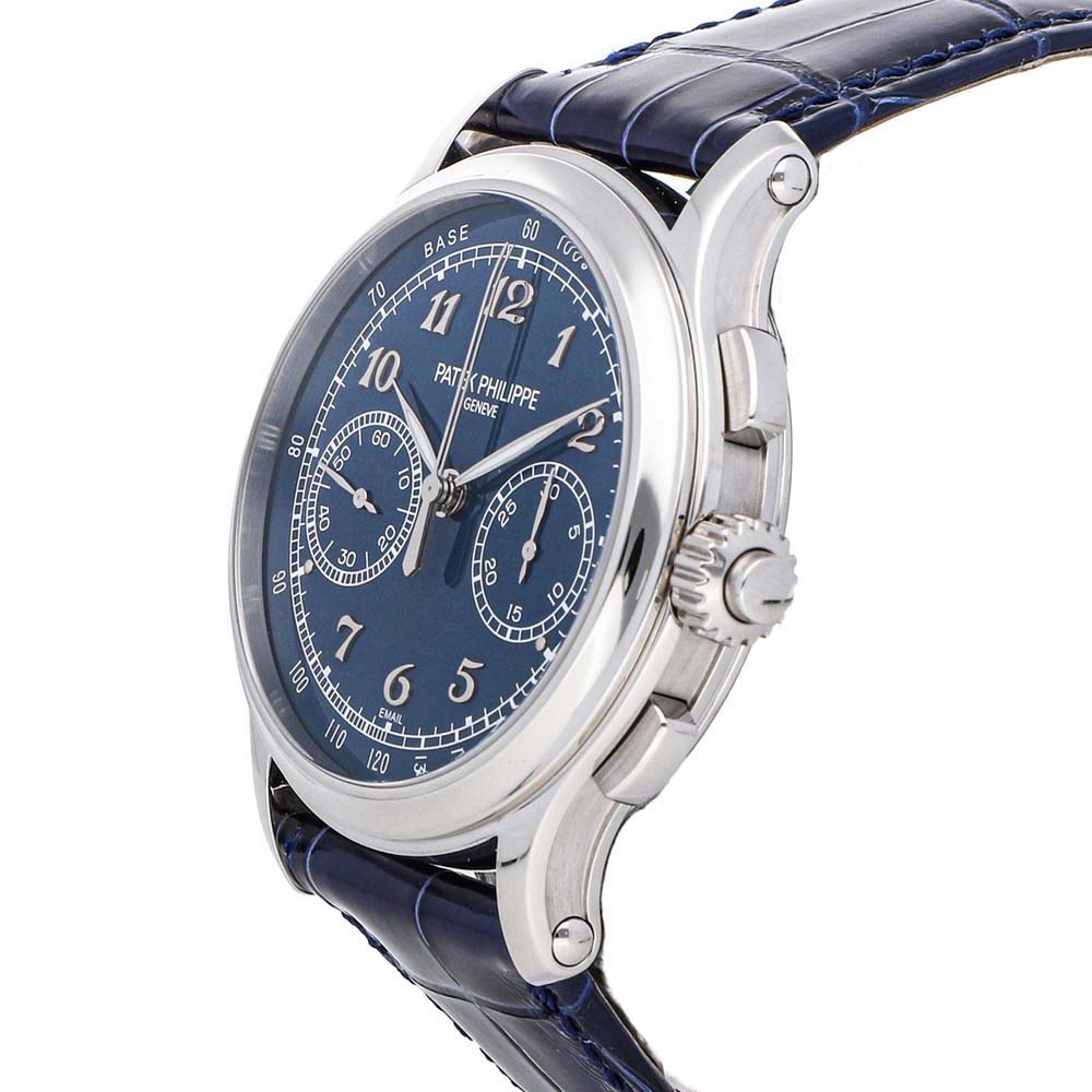 

Patek Philippe Blue Platinum Grand Complications Split-Seconds Chronograph 5370P-011 Men's Wristwatch 41 MM