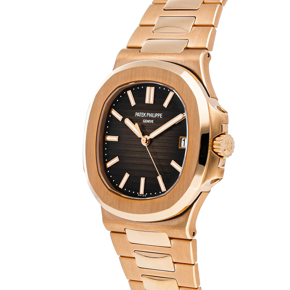 

Patek Philippe Brown 18K Rose Gold Nautilus 5711/1R-001 Men's Wristwatch 40 MM