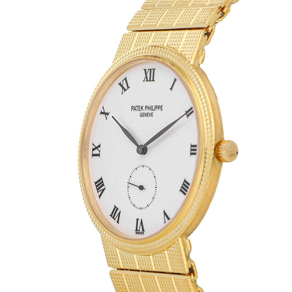 

Patek Philippe White 18K Yellow Gold Calatrava 3919/1J-010 Men's Wristwatch 33 MM