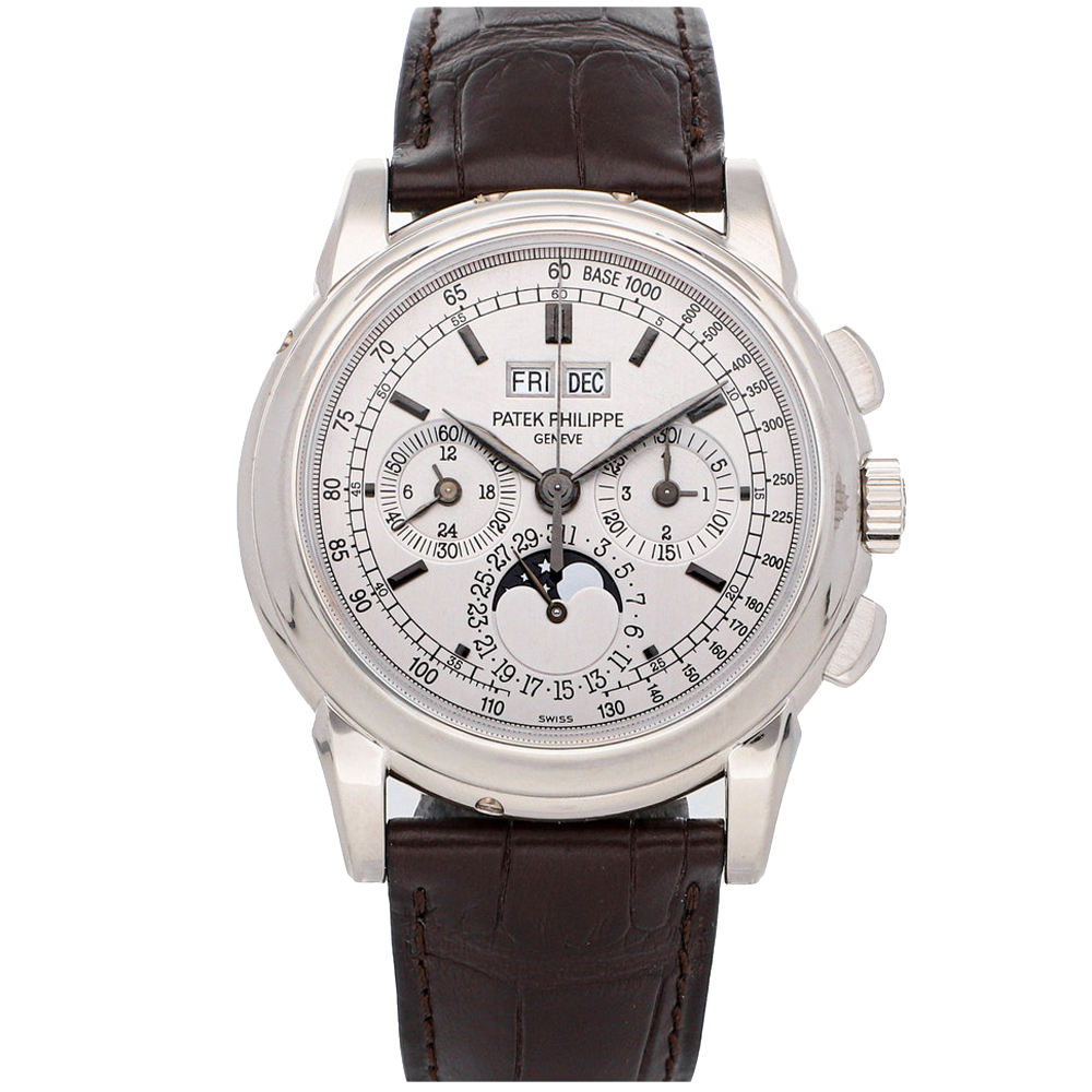 Pre-owned Patek Philippe White 18k White Gold Grand Complications ...