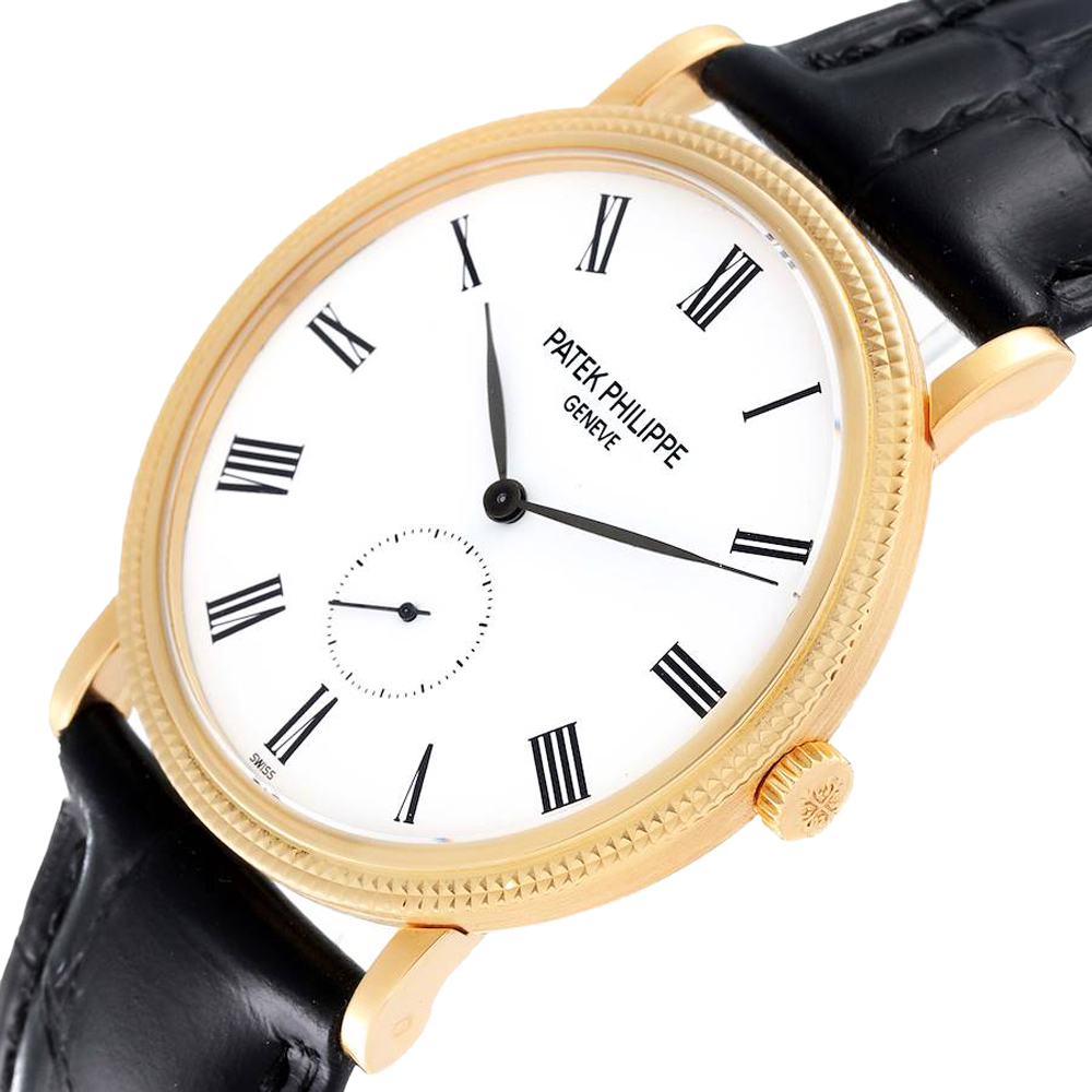 

Patek Philippe White 18K Yellow Gold Calatrava 5119 Men's Wristwatch 36 MM