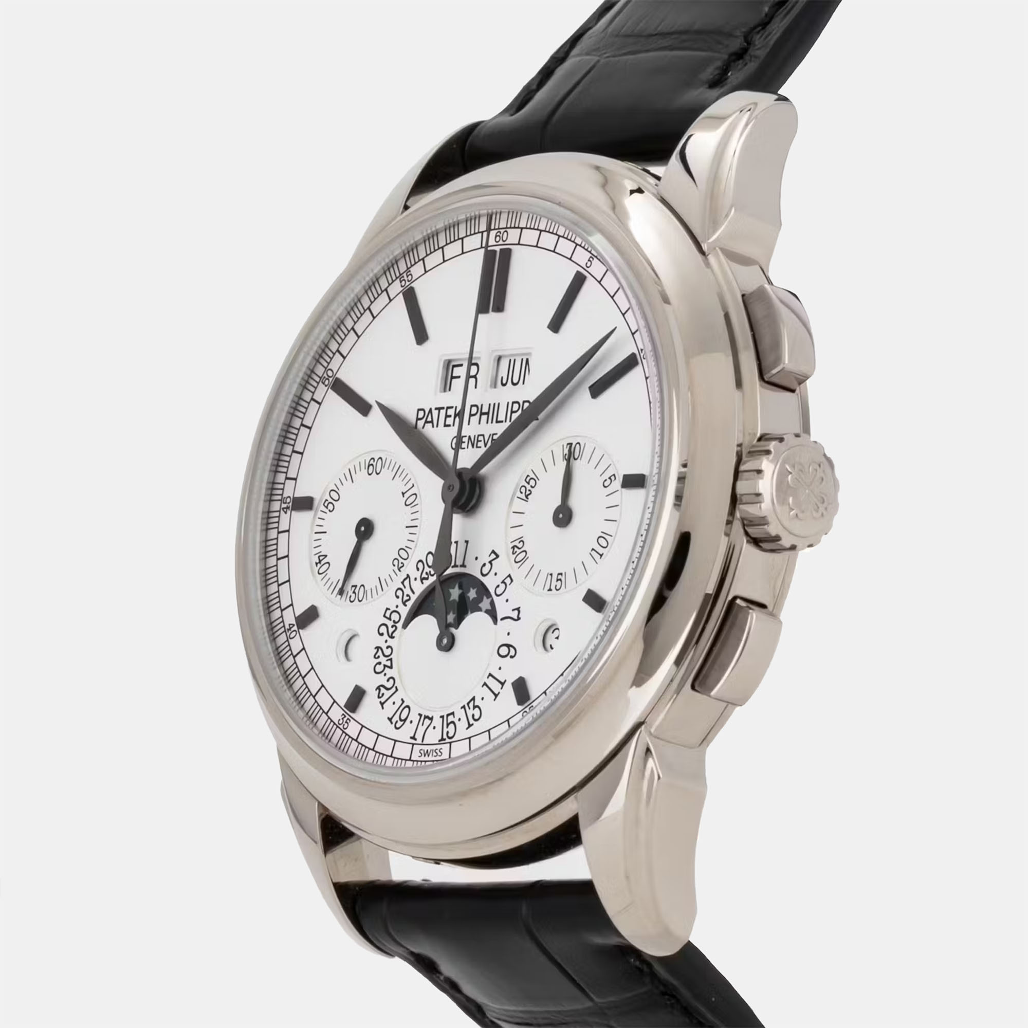 

Patek Philippe Silver 18k White Gold Grand Complications 5270G-001 Manual Wind Men's Wristwatch 41 mm