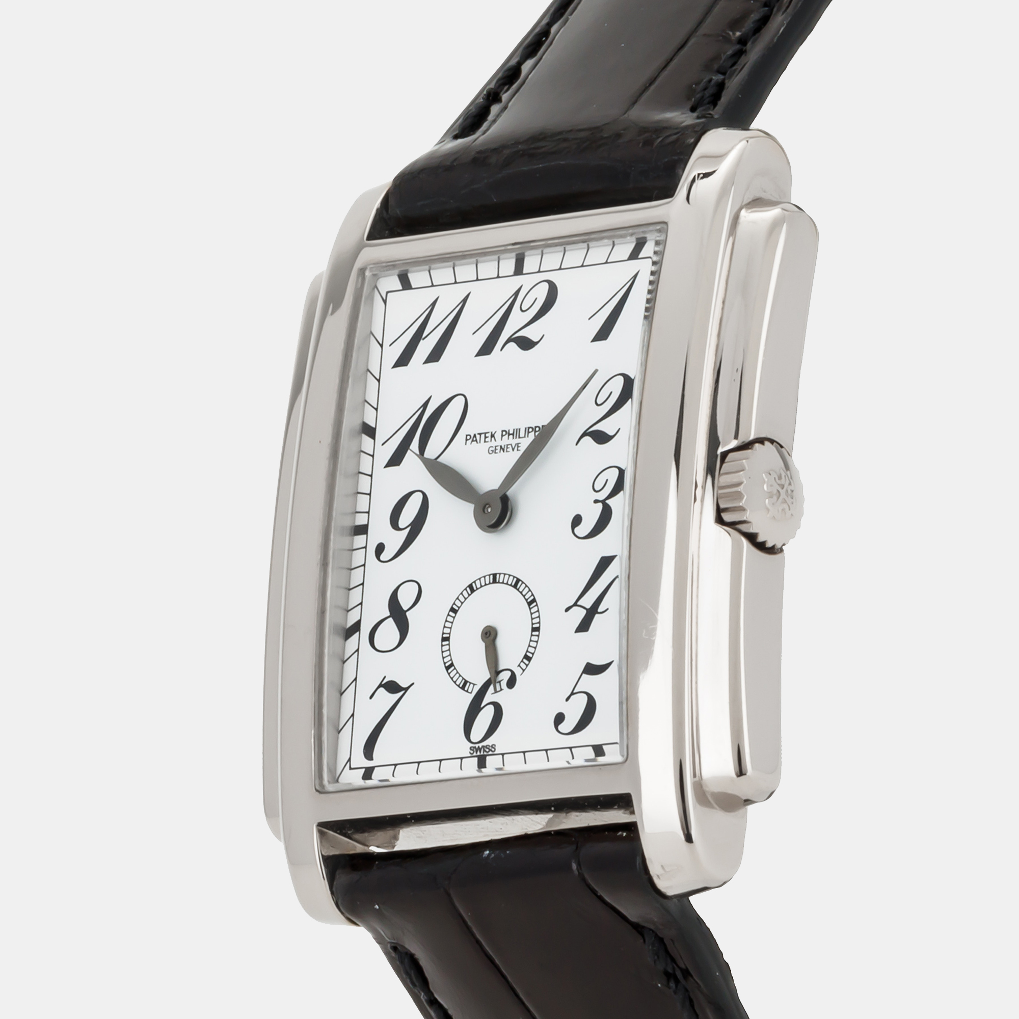 

Patek Philippe White 18k White Gold Gondolo 5024G-010 Manual Winding Men's Wristwatch 29 mm