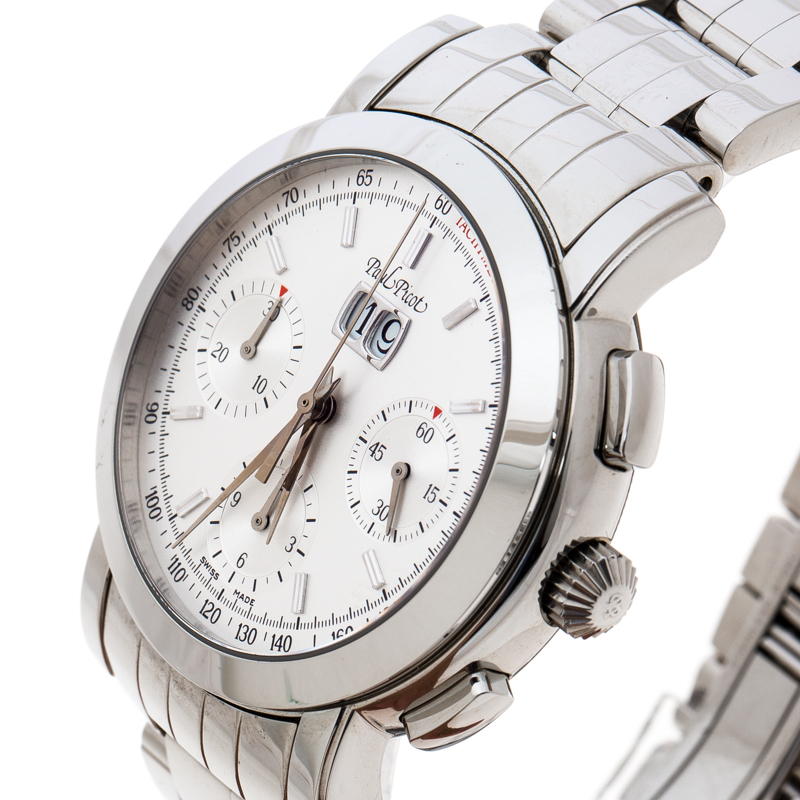 

Paul Picot Silver Stainless Steel Firshire
