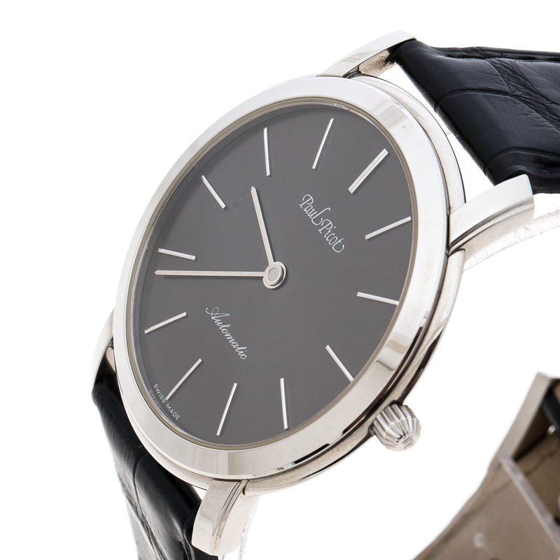 

Paul Picot Black Stainless Steel Firshire