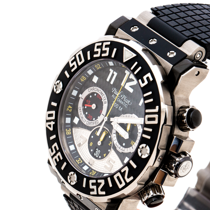 

Paul Picot Black Titanium Plonguer C-Type Titanium