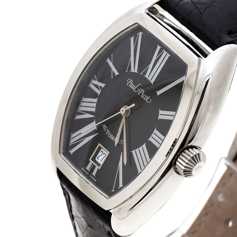 

Paul Picot Black Stainless Steel Firshire