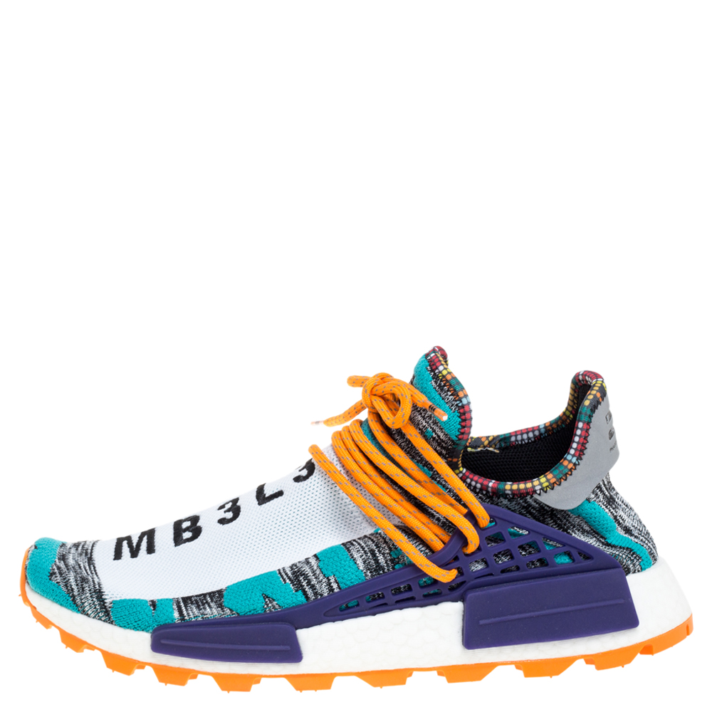 

Pharrell Williams x Adidas Multicolor Fabric Solar HU NMD Solar Pack - M1L3L3 Sneakers Size