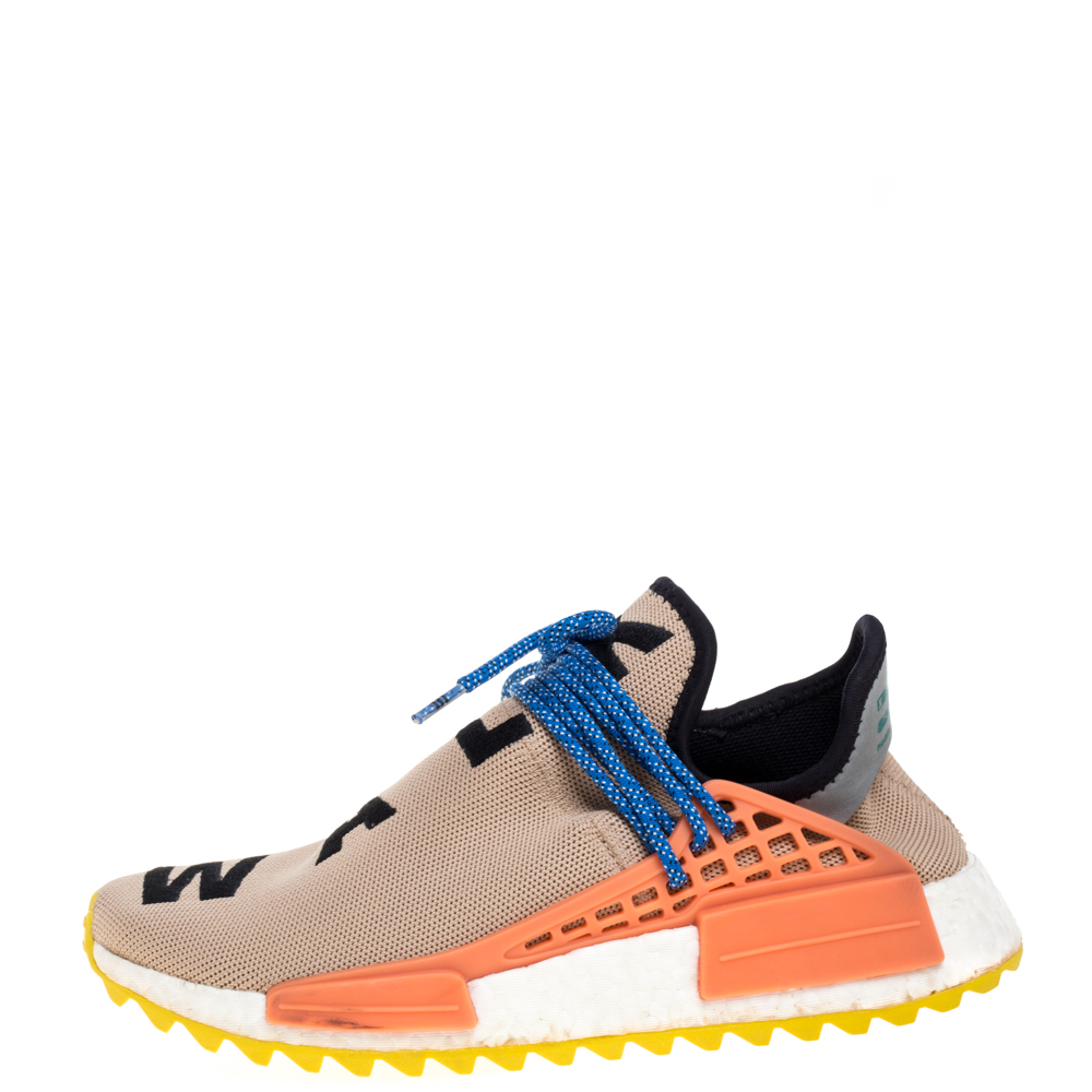 

Pharrell Williams x adidas Beige Fabric Human Body NMD Sneakers Size 40 2/3