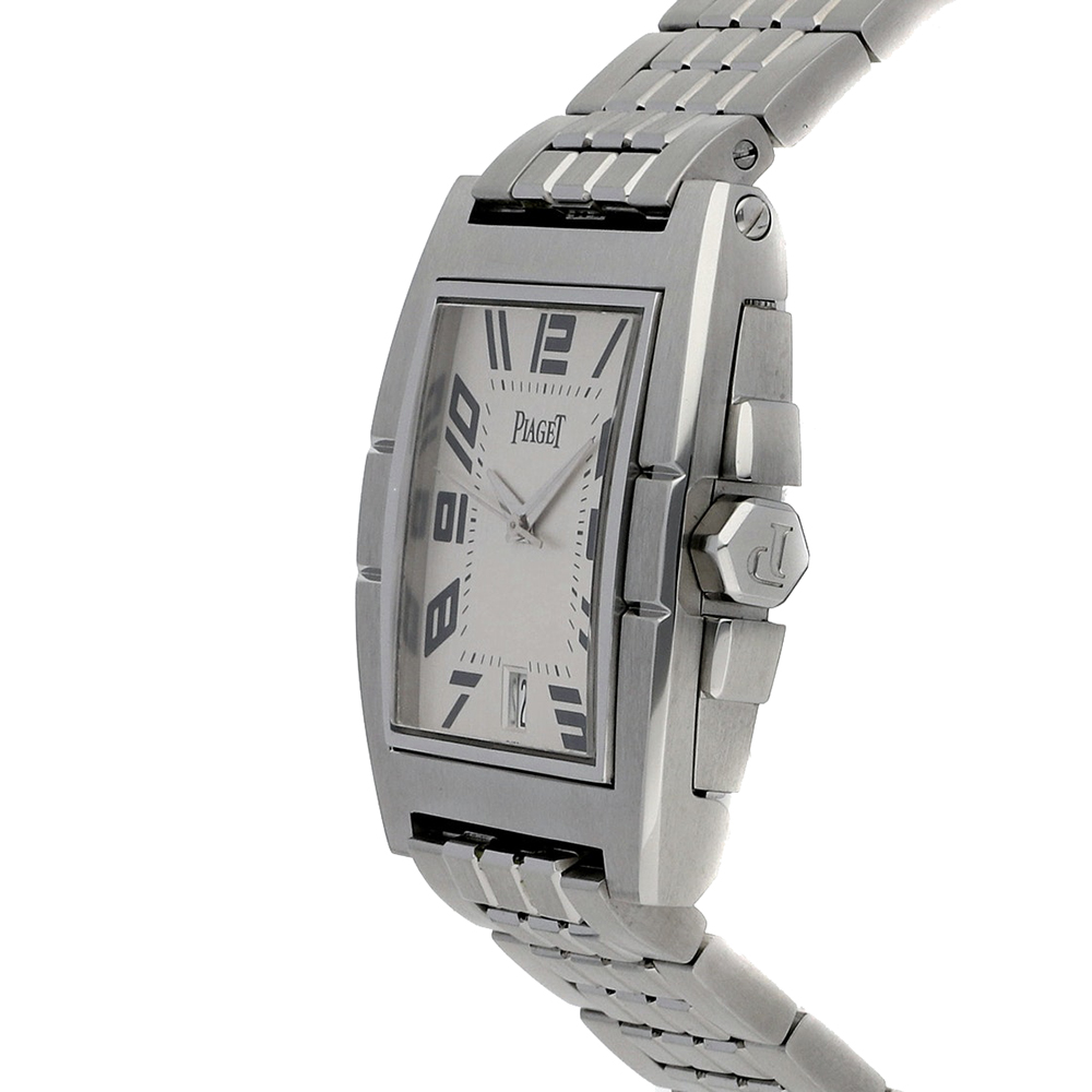 

Piaget Silver Stainless Steel Upstream G0A26006 Men's Wristwatch