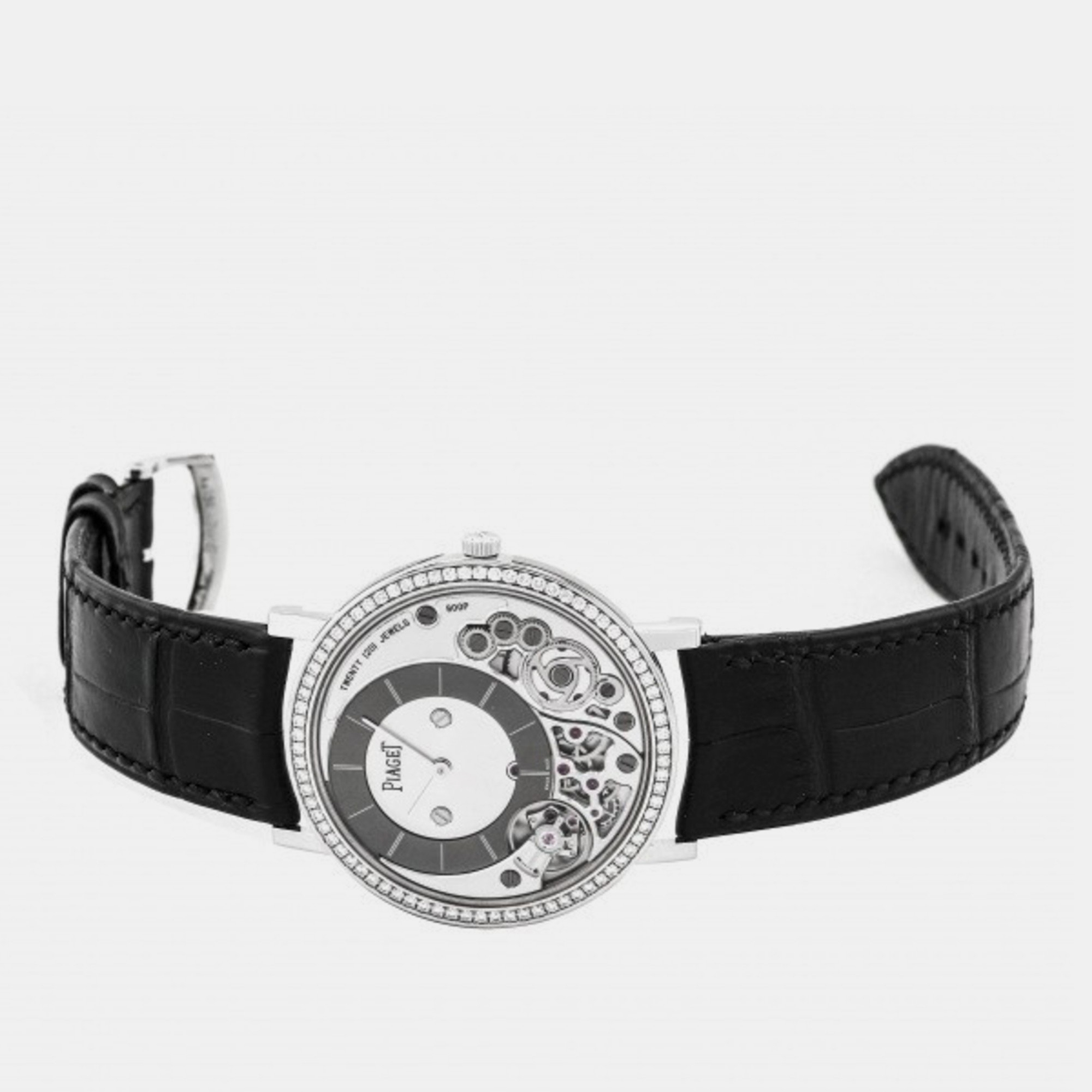 

Piaget Silver 18k White Gold Altiplano GOA39112 Manual Winding Men's Wristwatch 38 mm