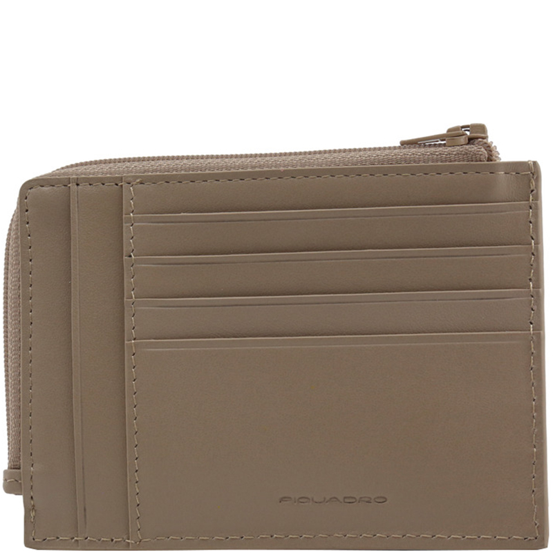 

Piquadro Brown Leather Credit Card Holder