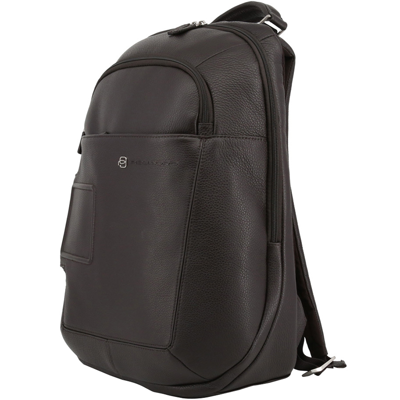 

Piquadro Dark Brown Leather Backpack