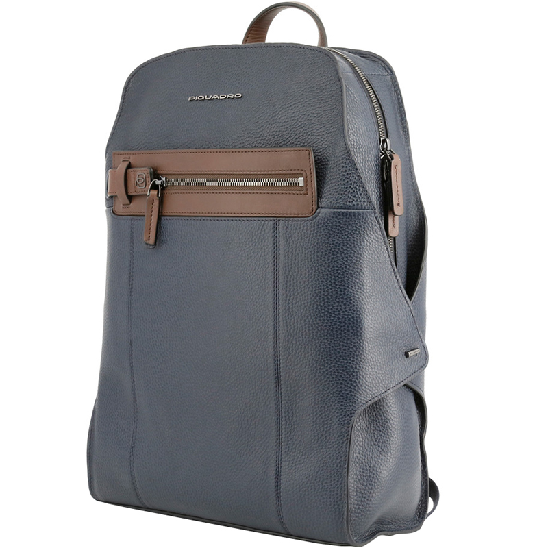

Piquadro Two Tone Leather Backpack, Multicolor