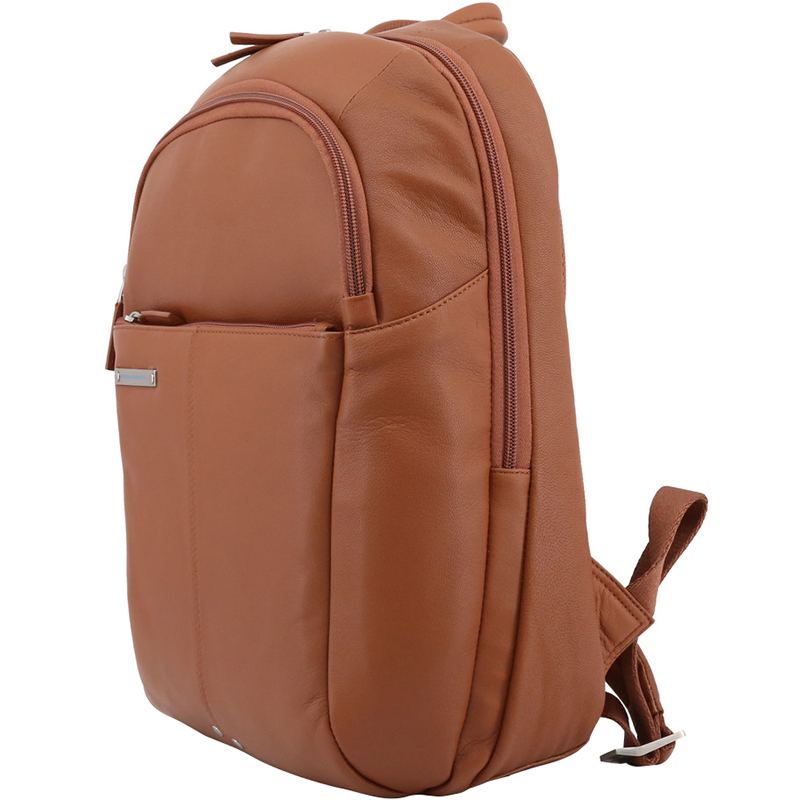 

Piquadro Brown Leather Backpack