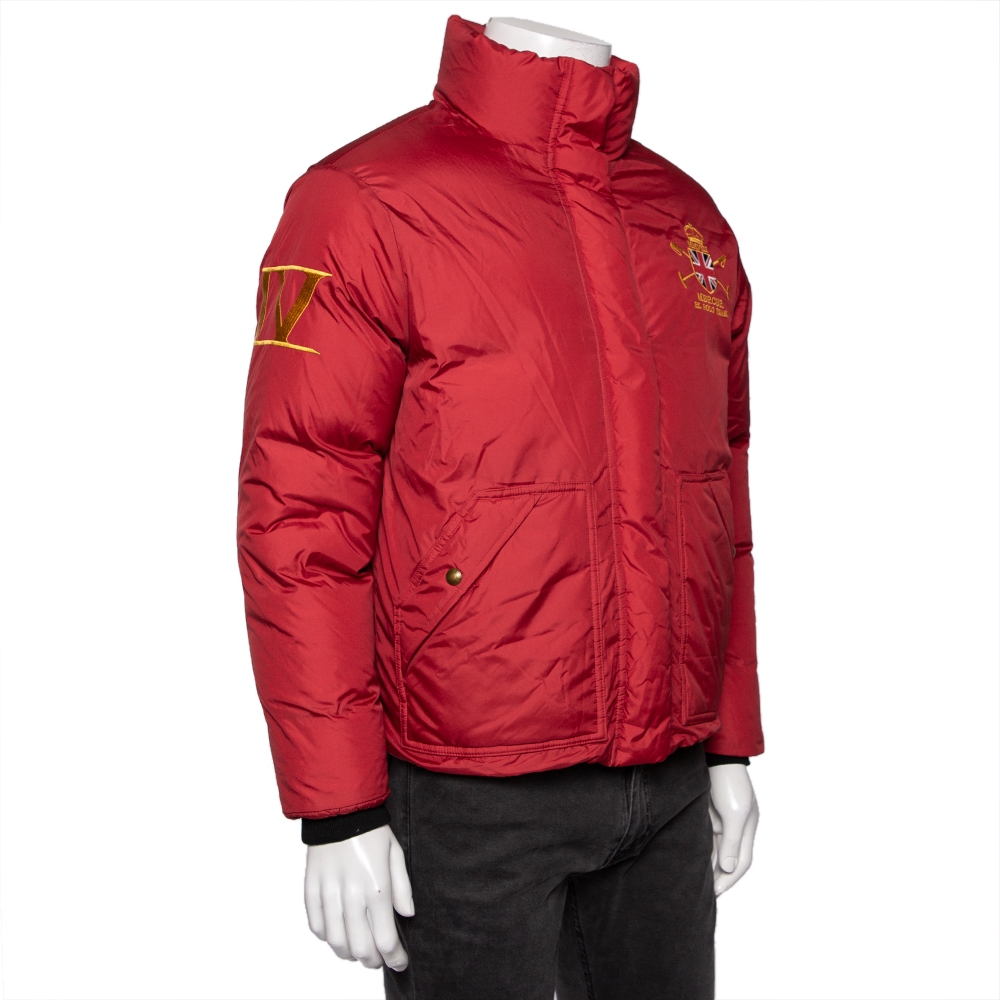 

Polo Ralph Lauren Red Mercer Polo Team Down Synthetic Jacket