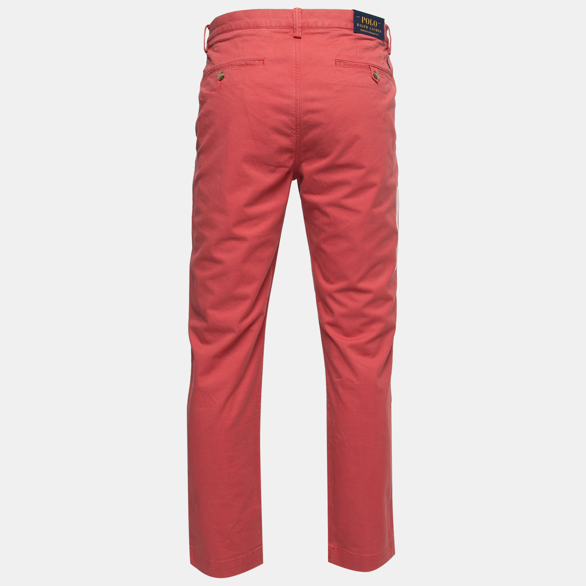

Polo Ralph Lauren Red Cotton Twill Chino Trousers