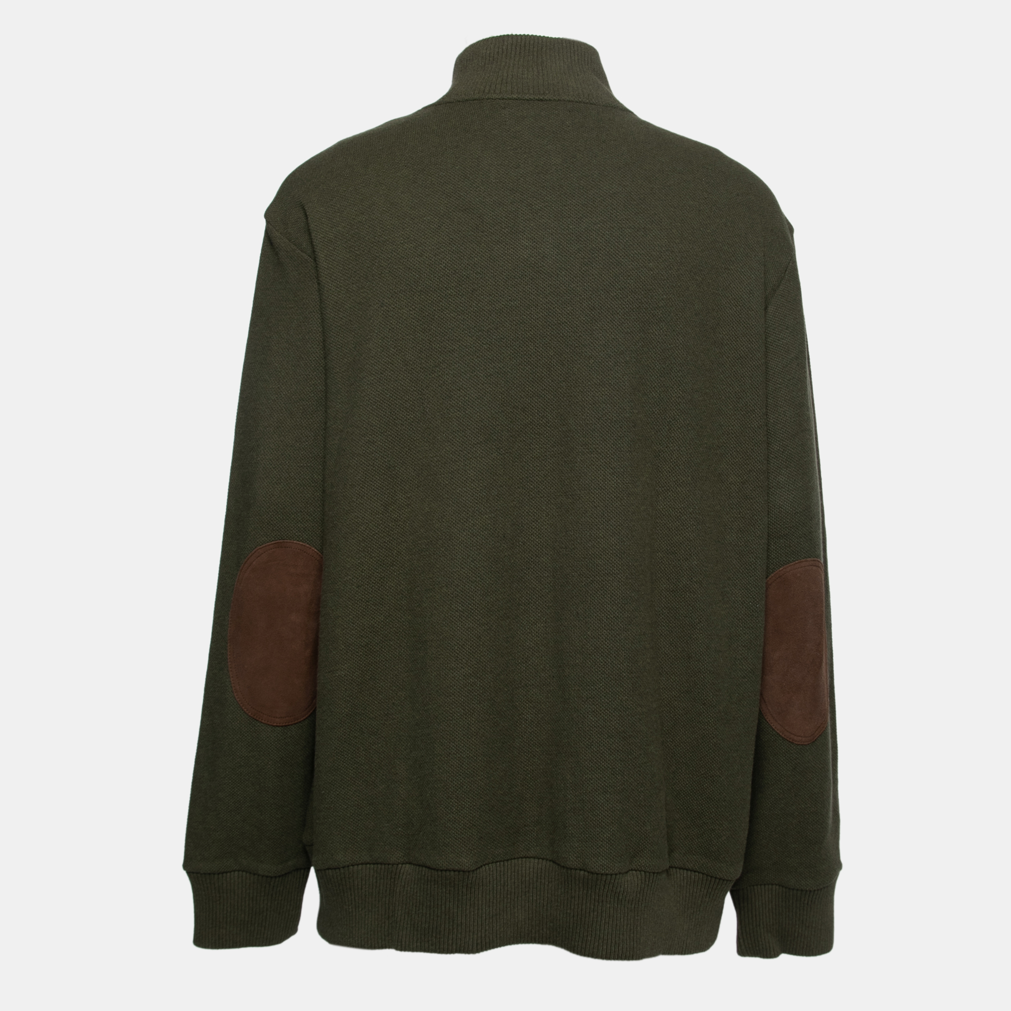 

Polo Ralph Lauren Olive Green Cotton Knit Long Sleeve Jumper