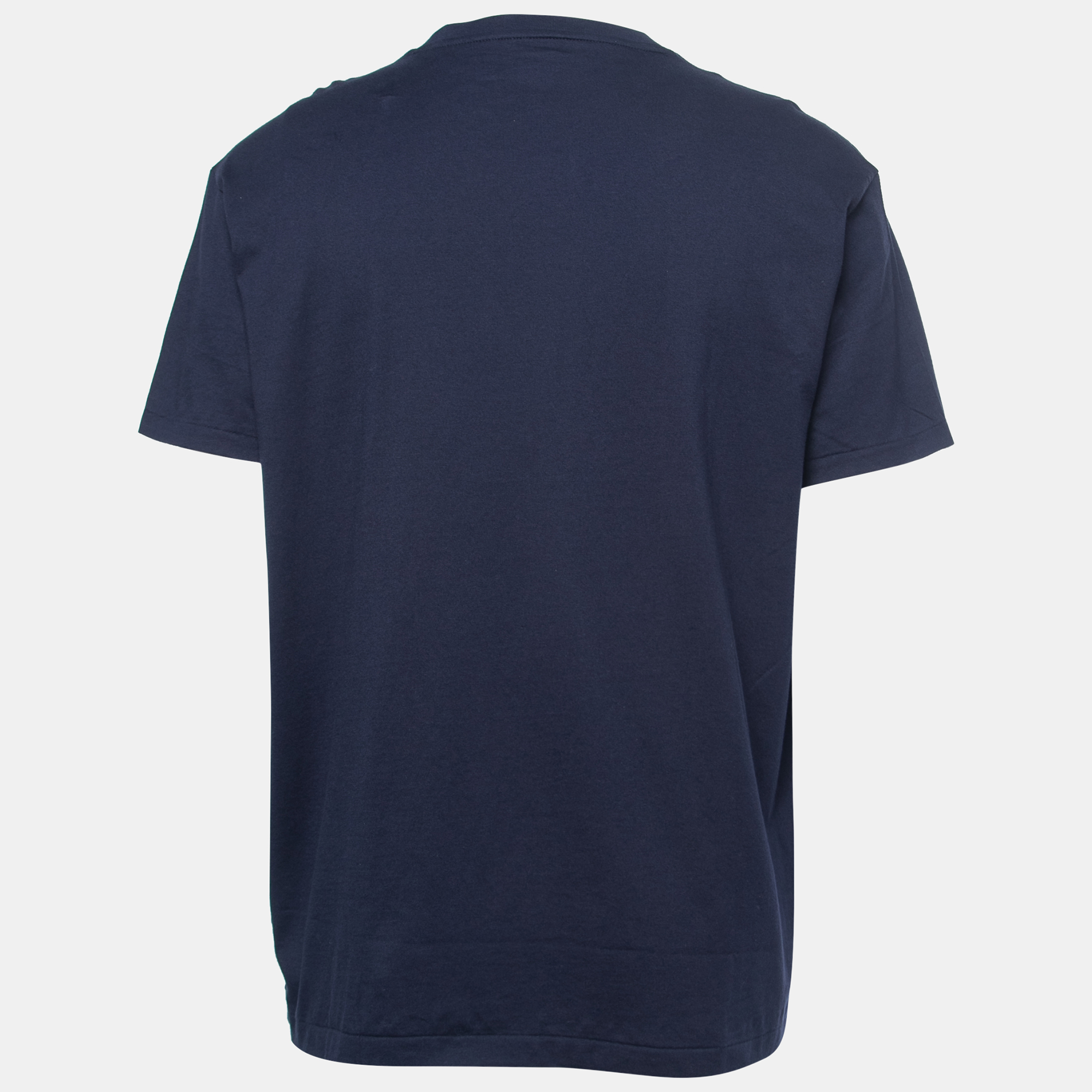 

Polo Ralph Lauren Navy Blue Cotton Classic Fit V-Neck T-Shirt