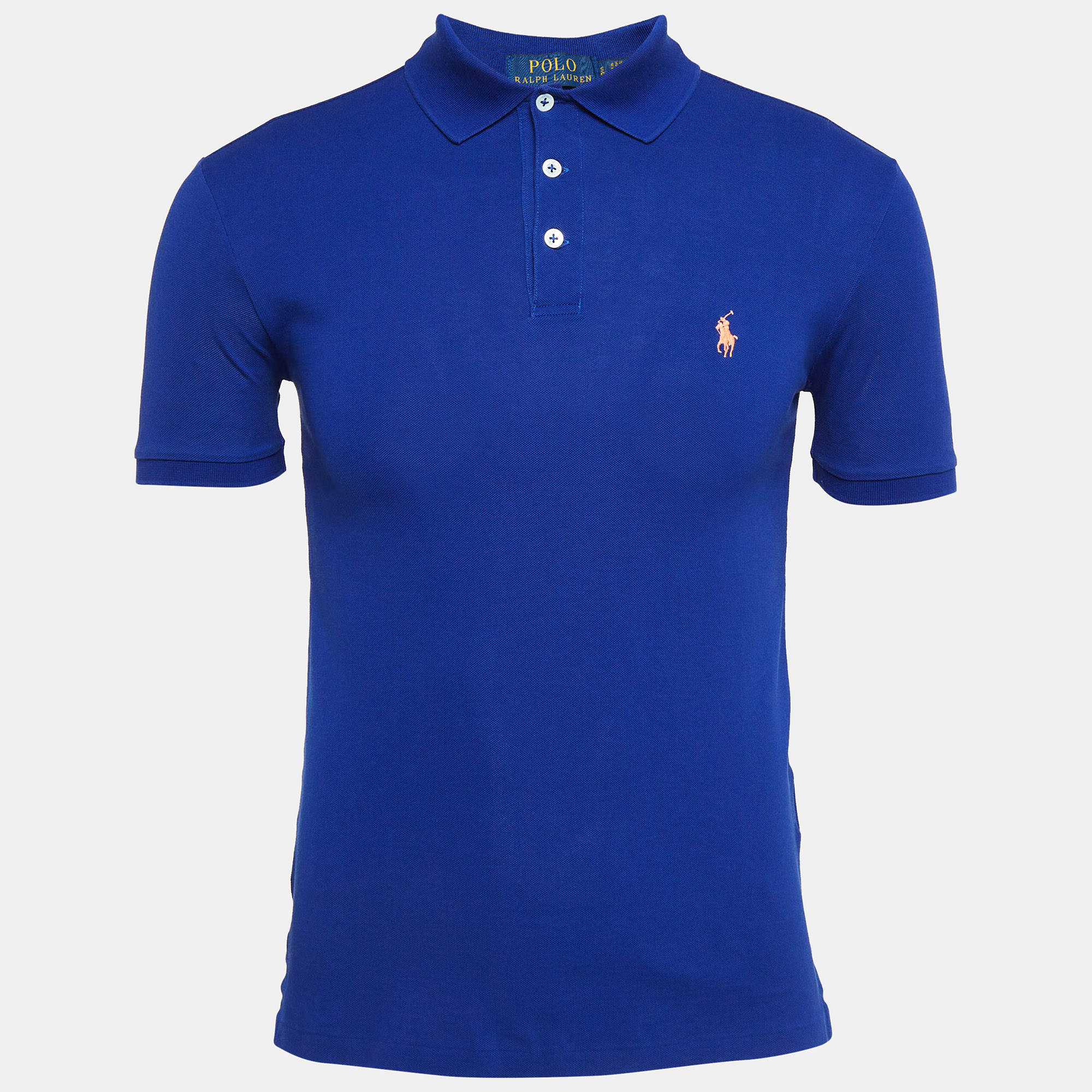 

Polo Ralph Lauren Blue Cotton Pique Polo T-Shirt S