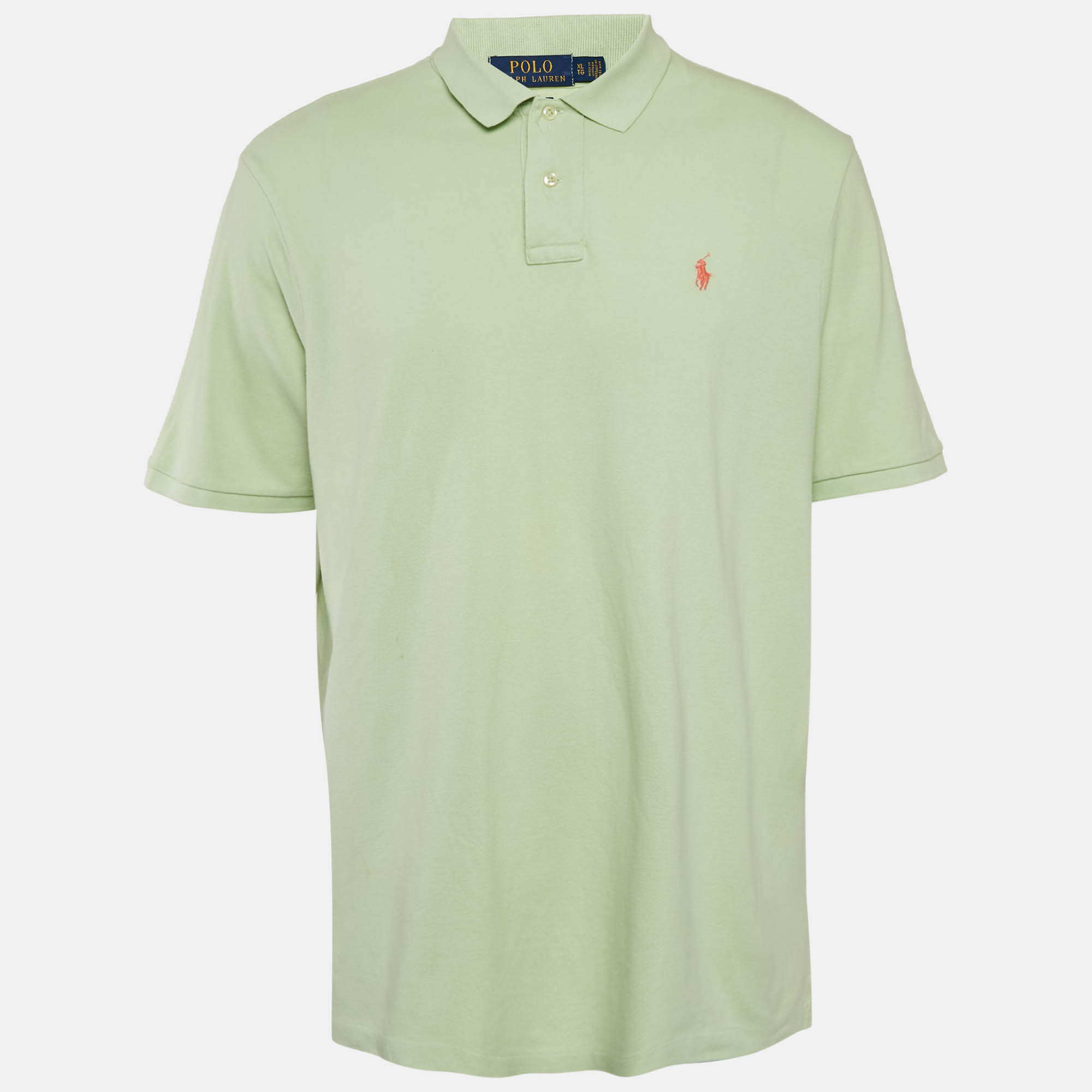 

Polo Ralph Lauren Green Pique Cotton Polo T-Shirt XL