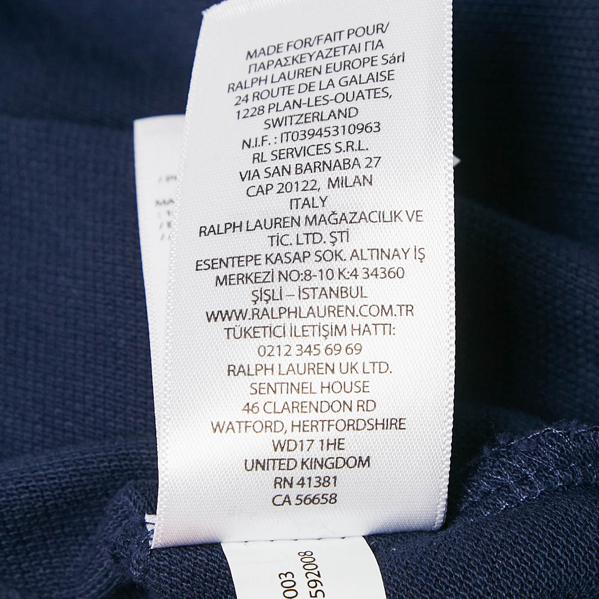 Polo Ralph Lauren Blue Pique Cotton Custom Fit Polo T-Shirt XXL 