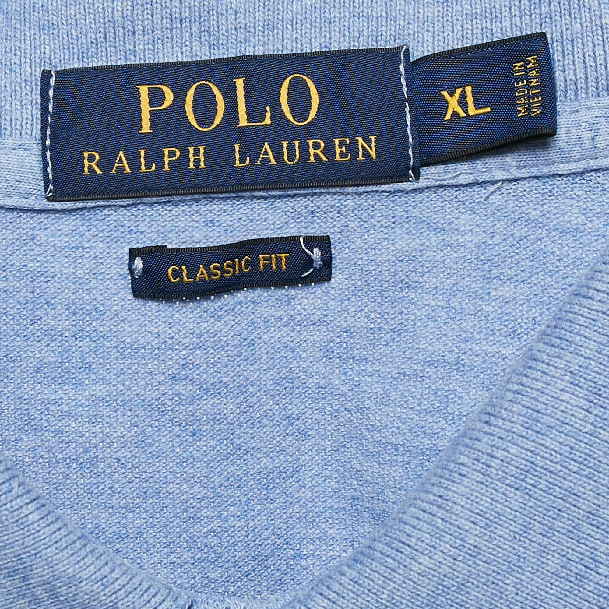 Polo Ralph Lauren Blue Cotton Pique Classic Fit Polo T-Shirt XL 