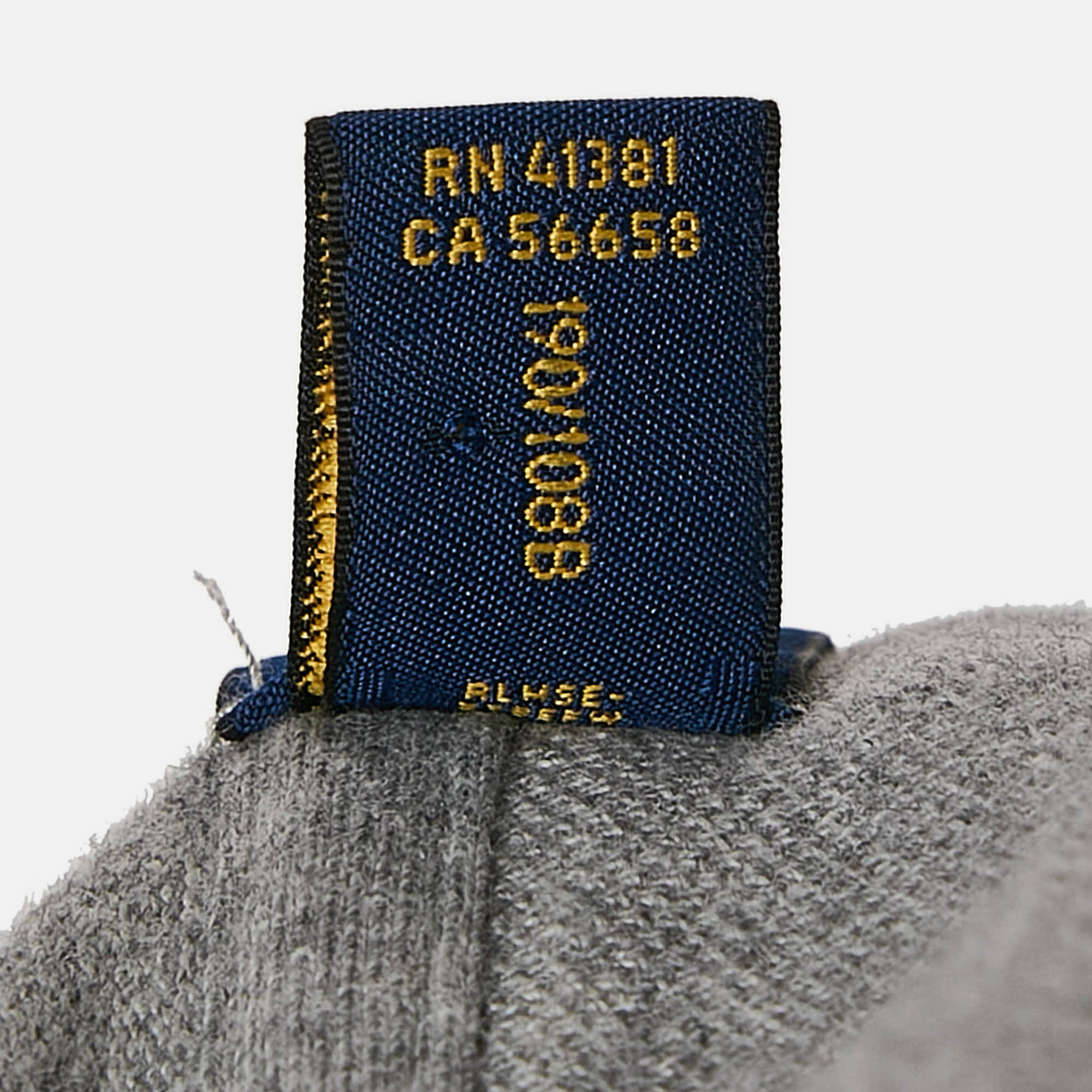 Polo Ralph Lauren Grey Logo Embroidery Cotton Knit Hoodie XXL 