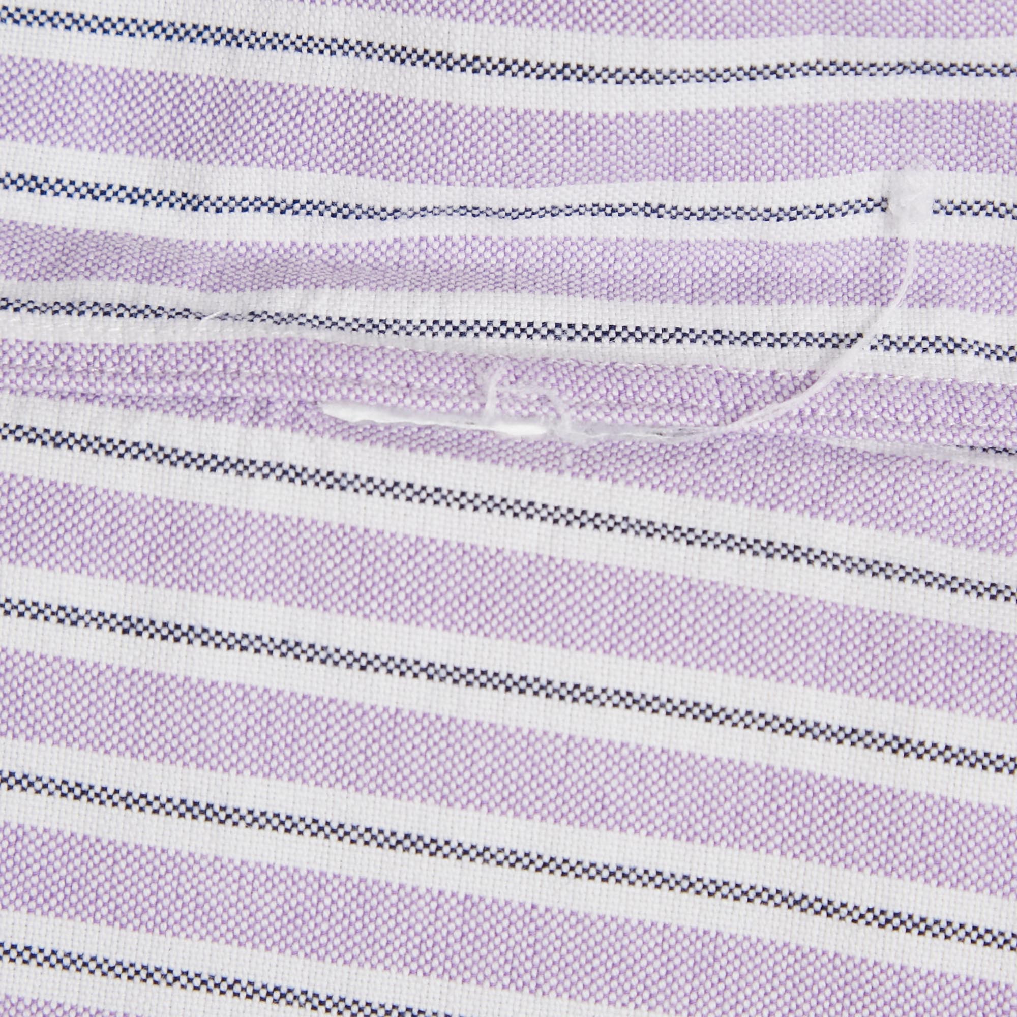Polo Ralph Lauren Purple Stripe Cotton Button Down Shirt XXL 