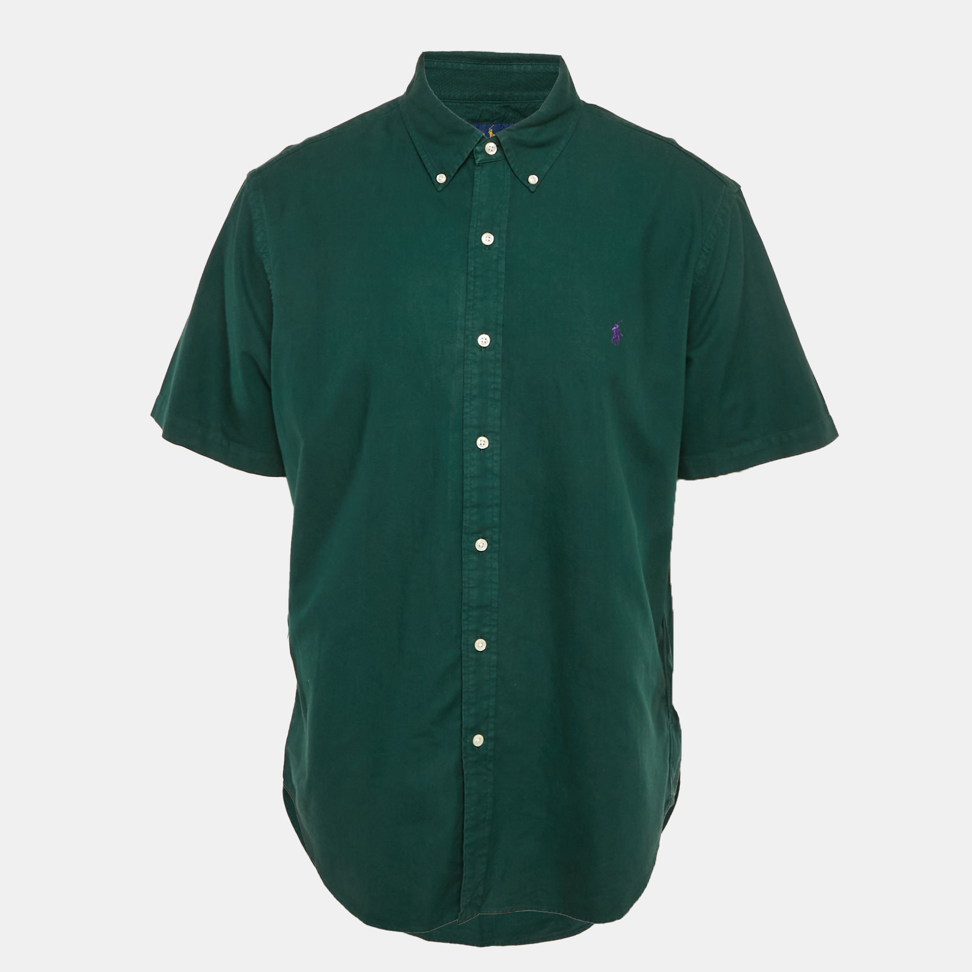 

Polo Ralph Lauren Green Cotton Short Sleeve Shirt XL