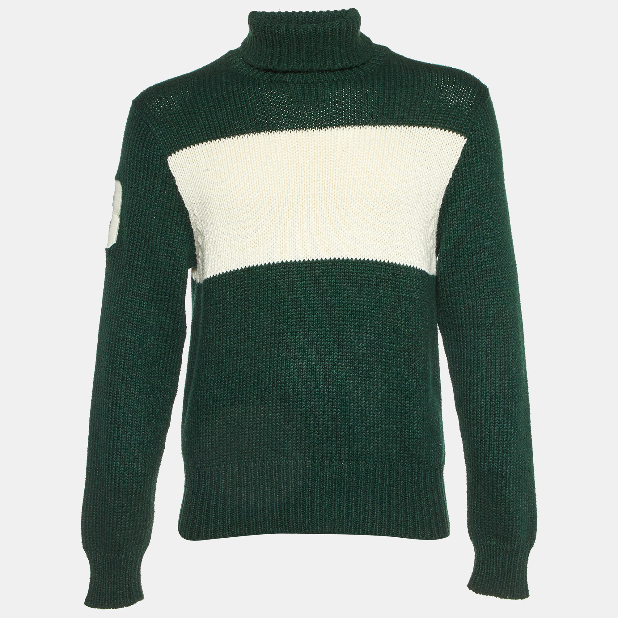 

Polo Ralph Lauren Green Knit Turtle Knit Sweater M