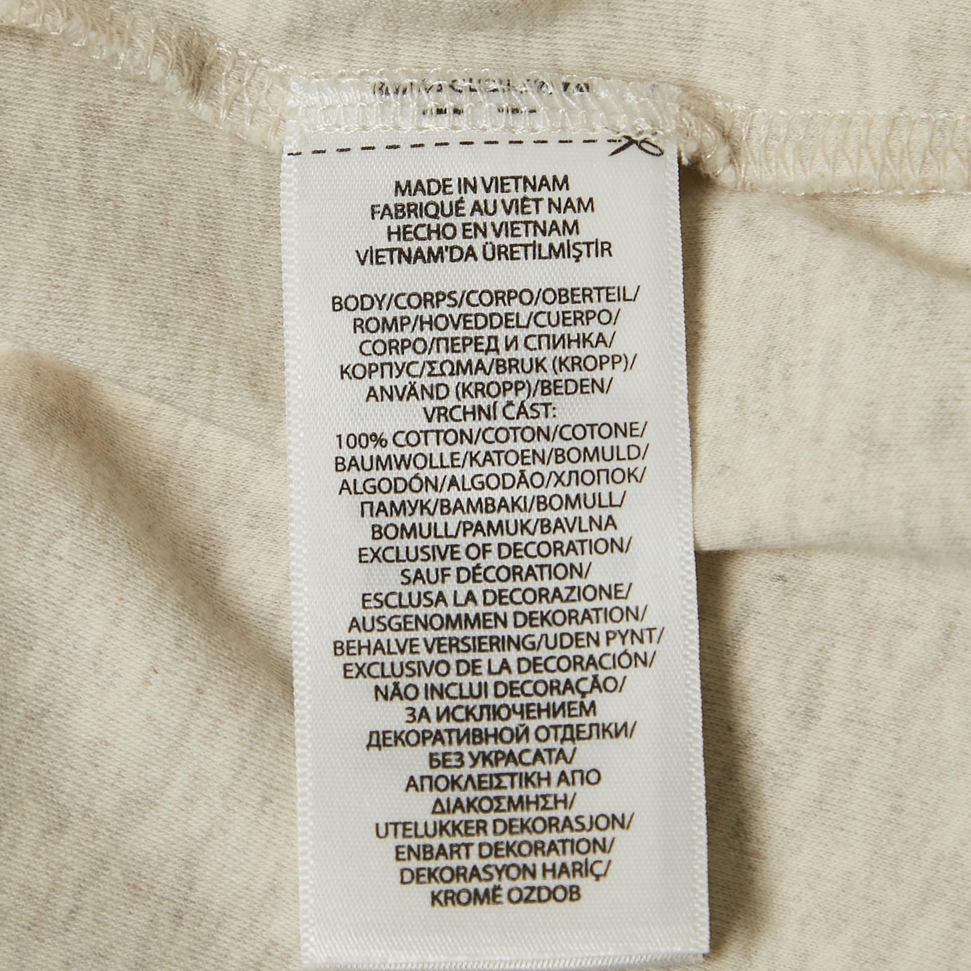 Polo Ralph Lauren Off-White Cotton Polo T-Shirt XL 