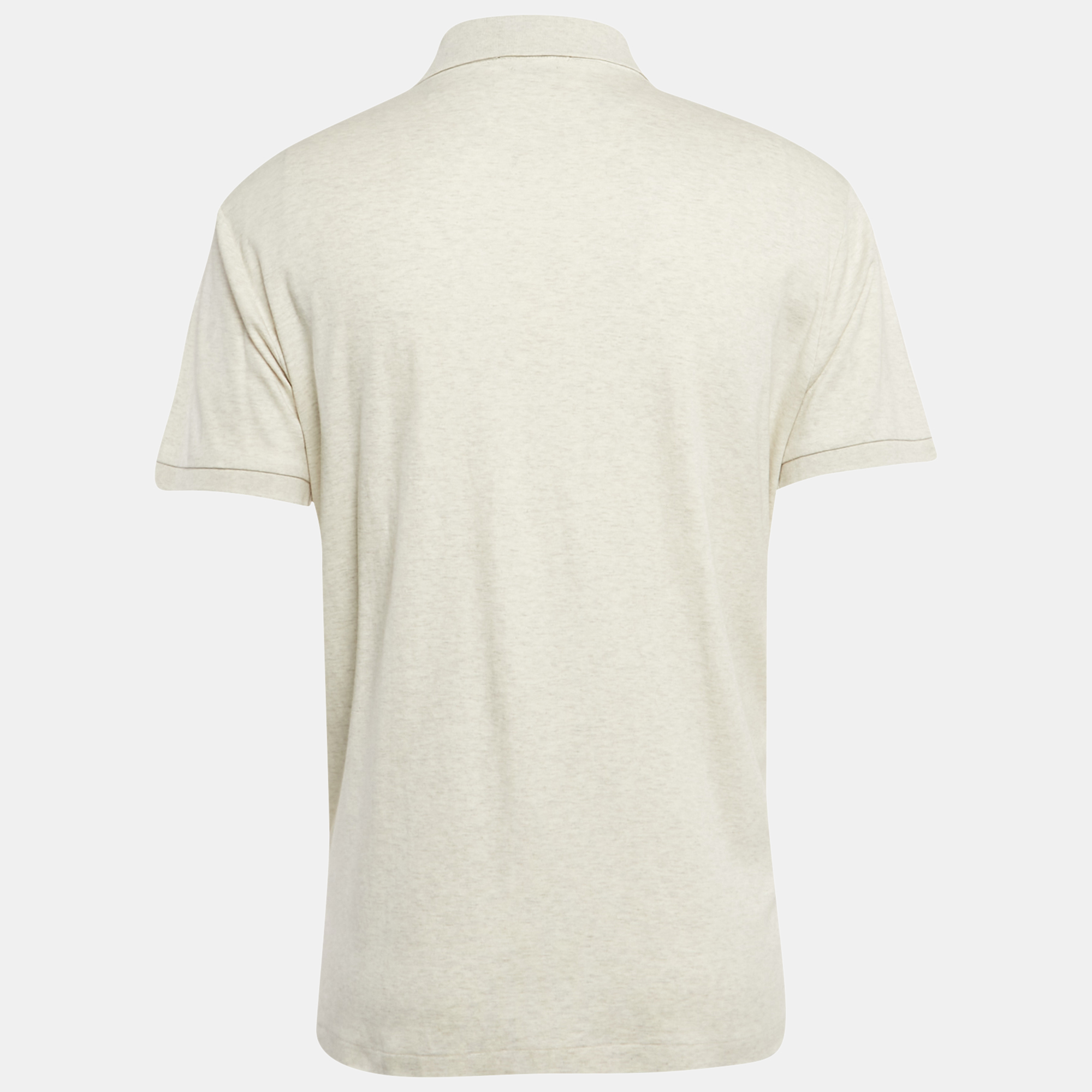 Polo Ralph Lauren Off-White Cotton Polo T-Shirt XL 
