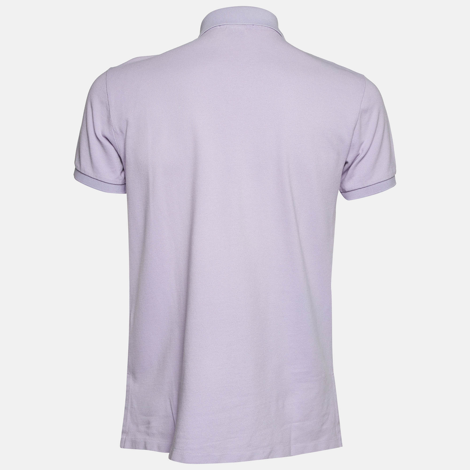 Polo Ralph Lauren Lavender Cotton Custom Fit Polo T-Shirt M 