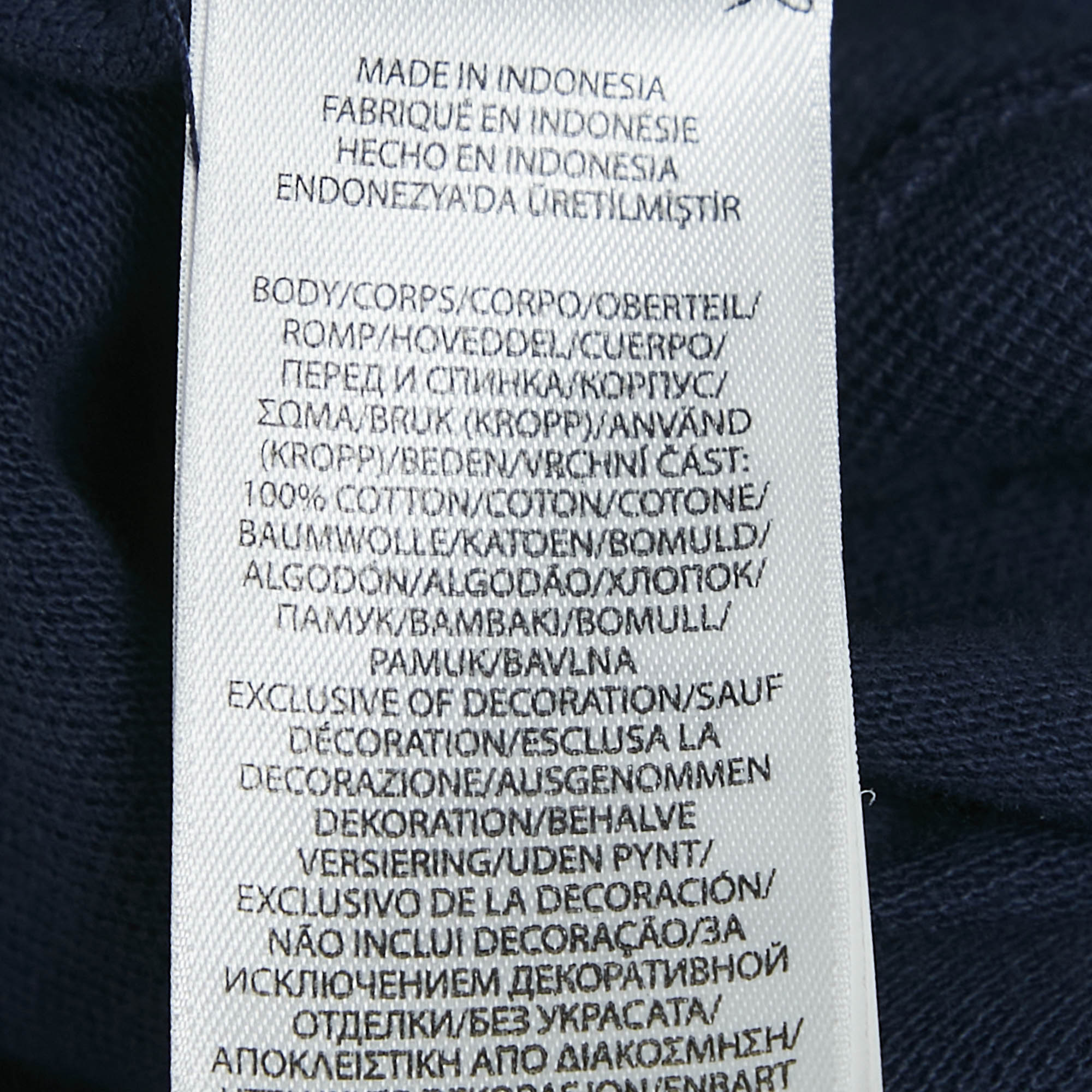 Polo Ralph Lauren Navy Blue Embroidered Polo T-Shirt XL 