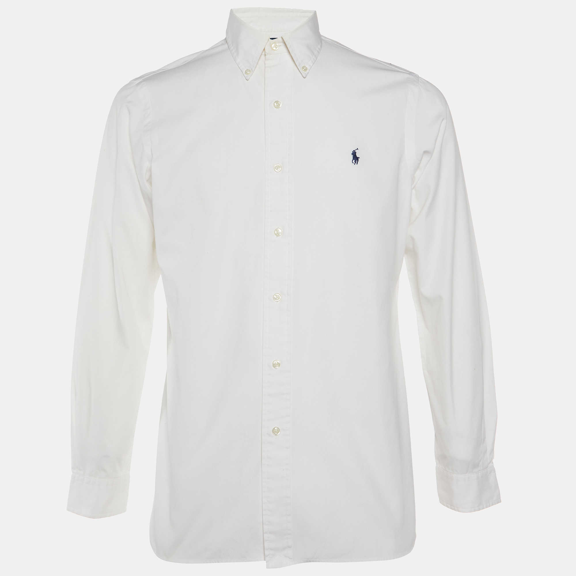 

Polo Ralph Lauren White Cotton Button Down Shirt M