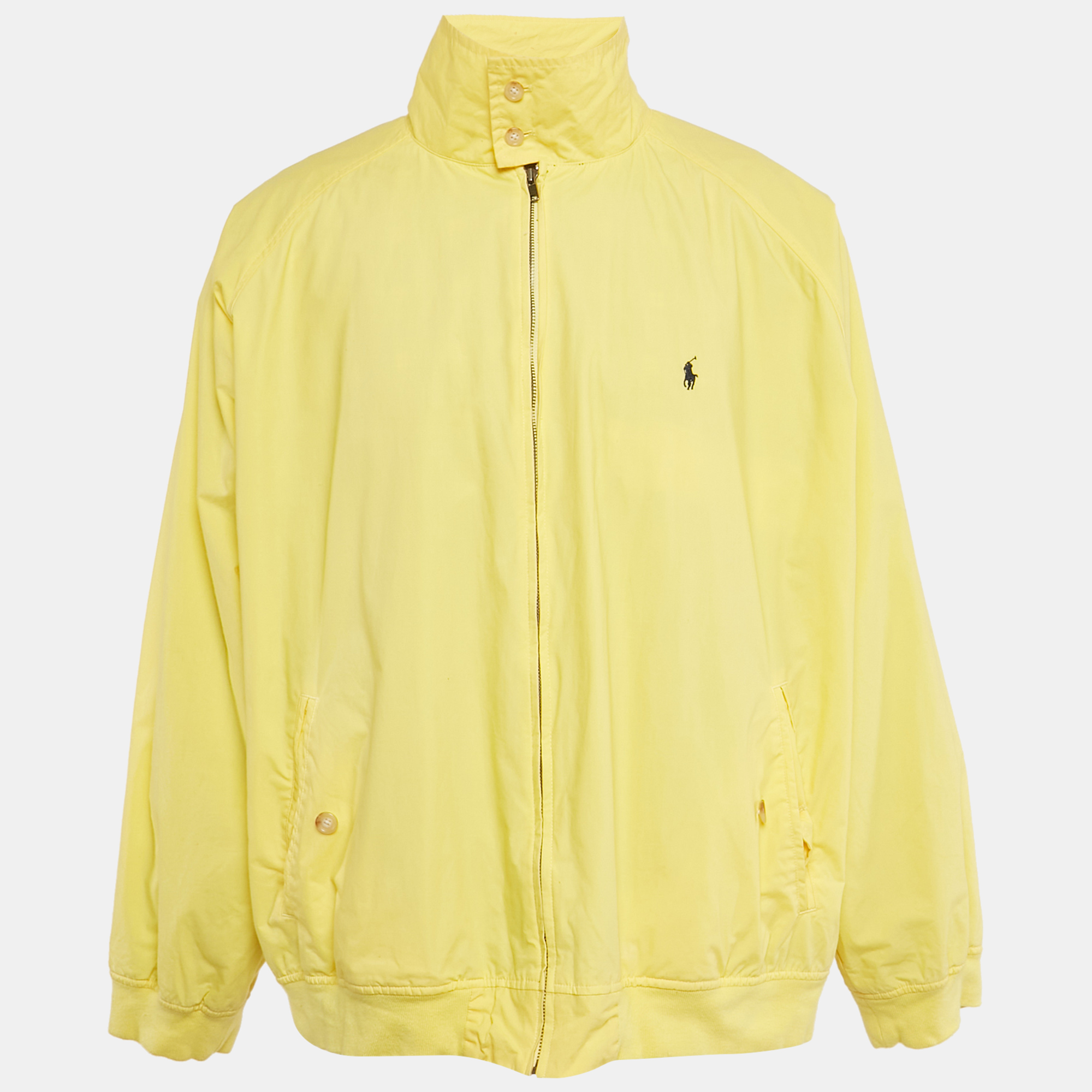 

Polo Ralph Lauren Yellow Cotton Zip-Up Jacket XXL