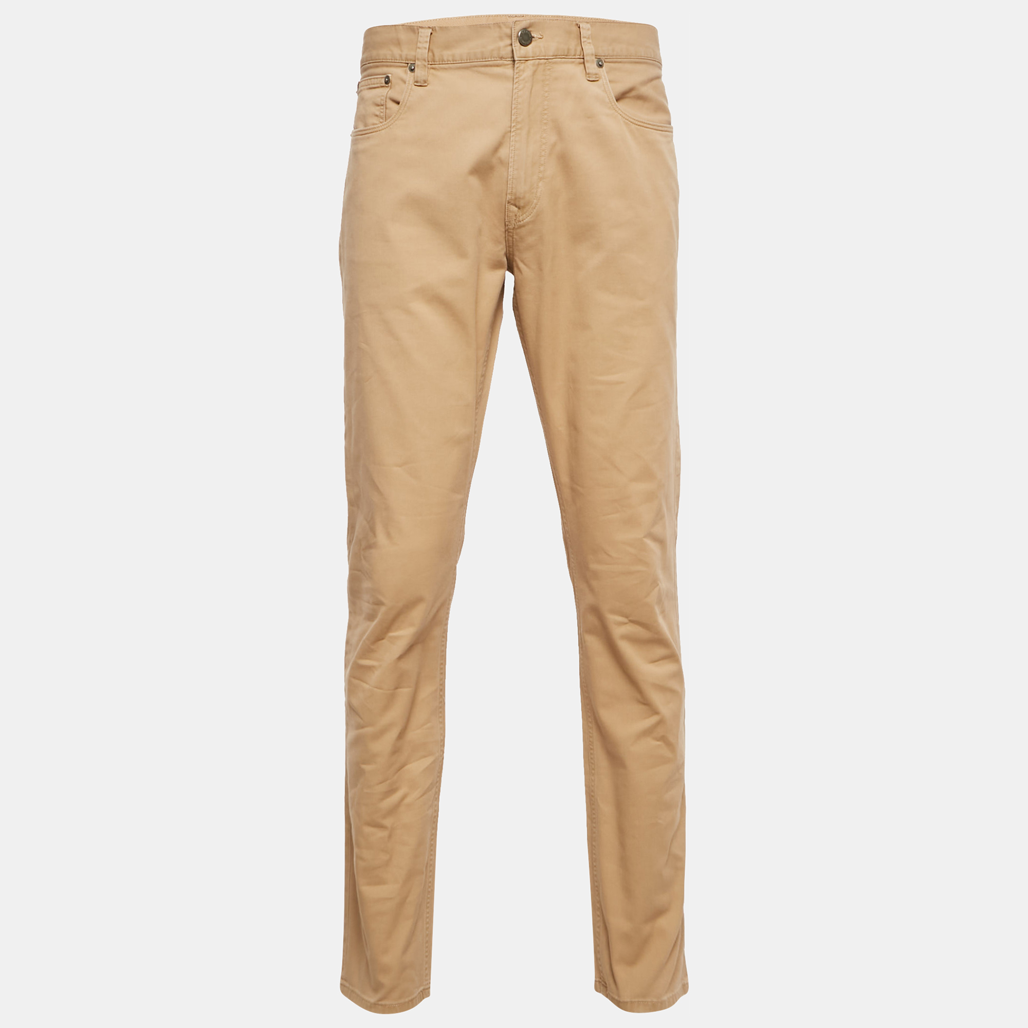 

Polo Ralph Lauren Beige Cotton Regular Fit Trousers L