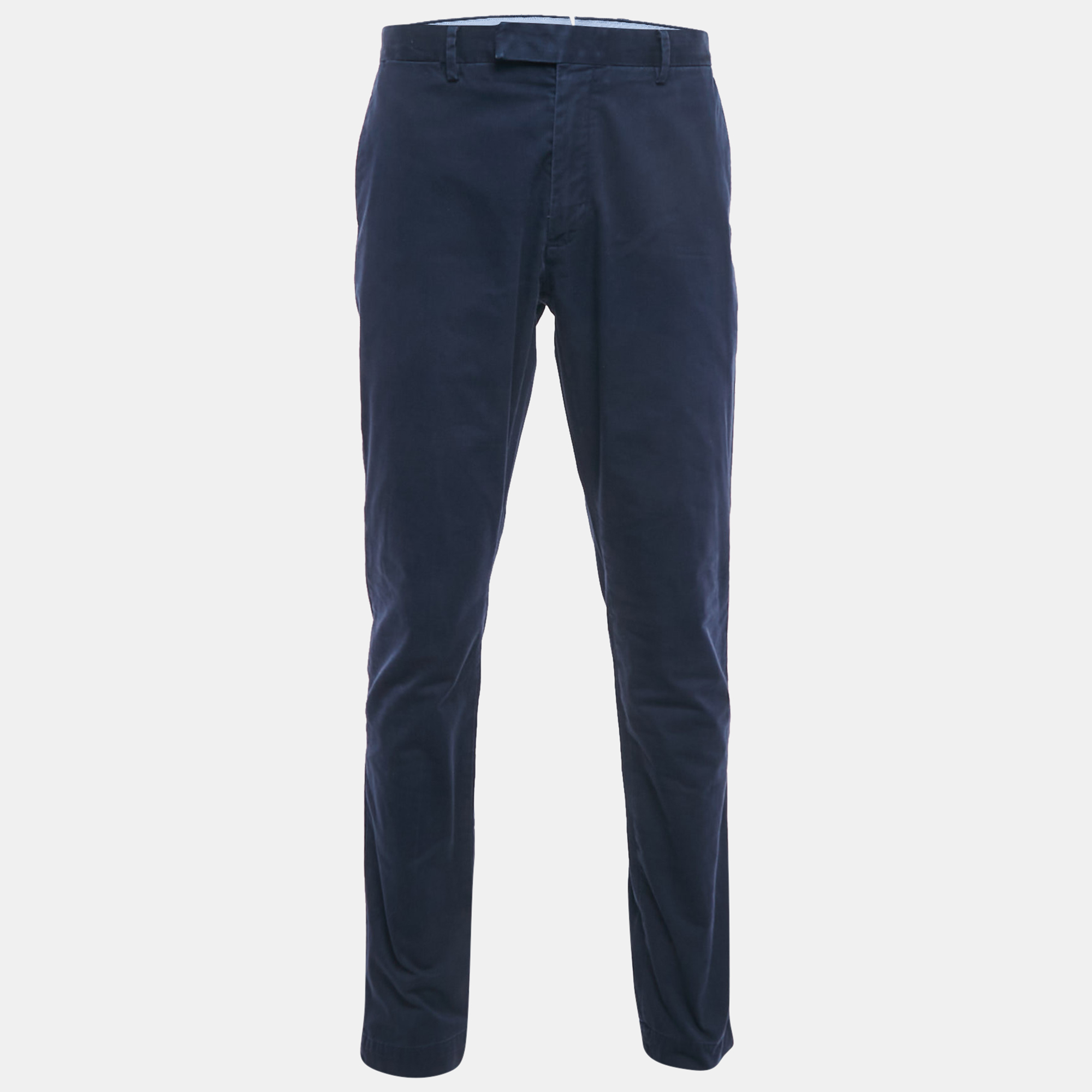 

Polo Ralph Lauren Blue Cotton Stretch Slim Fit Trousers XL, Navy blue